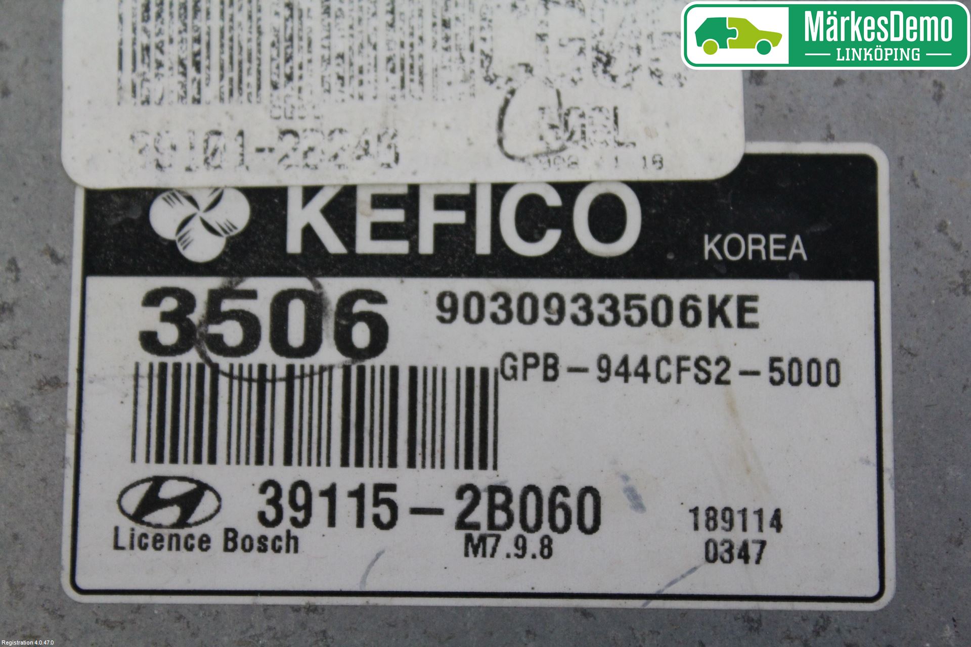 Hyundai i20 PB 09-14 Styrenhet Insprut Bensin