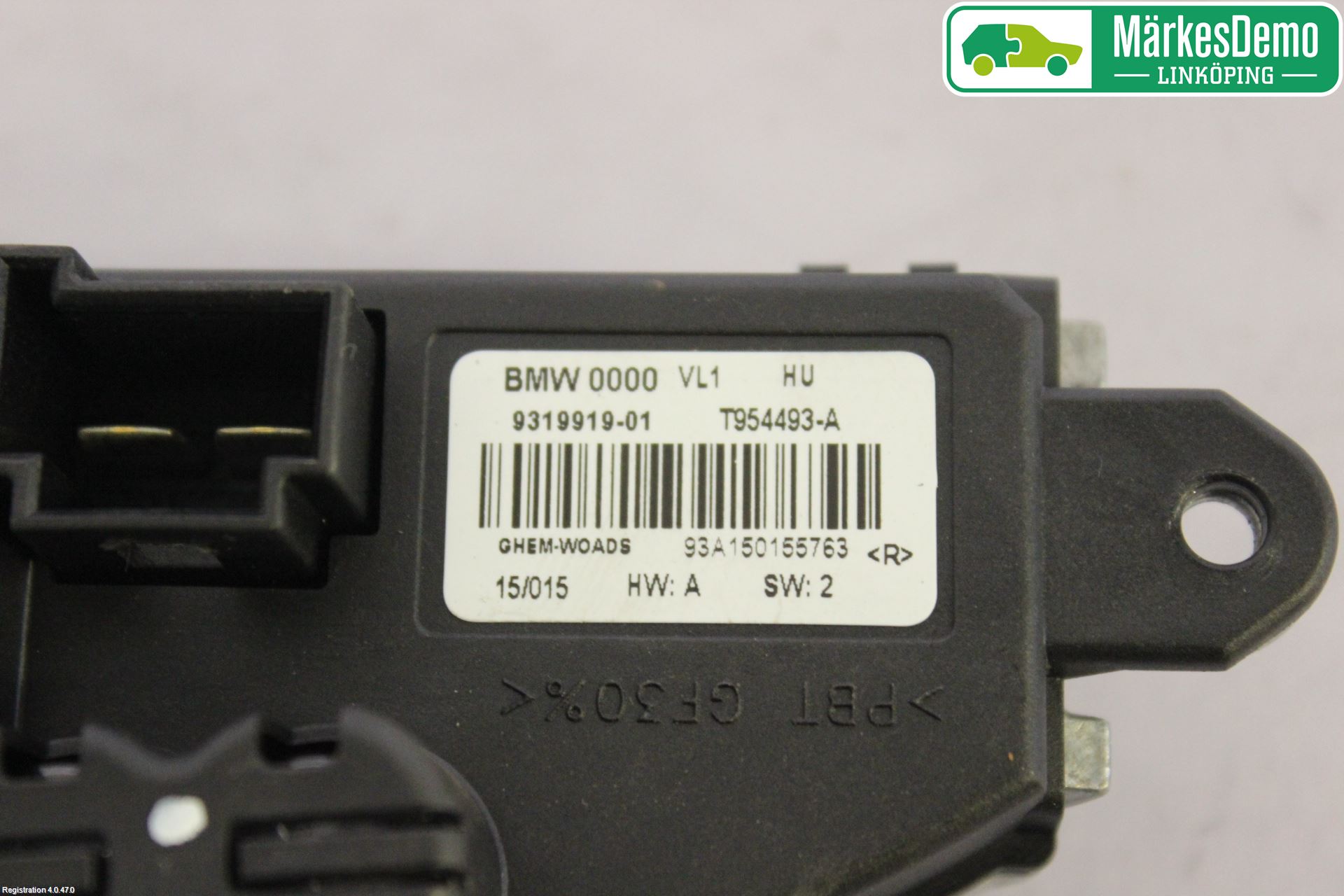 BMW 1 F20/F21 11-19 Värmefläktsmotstånd