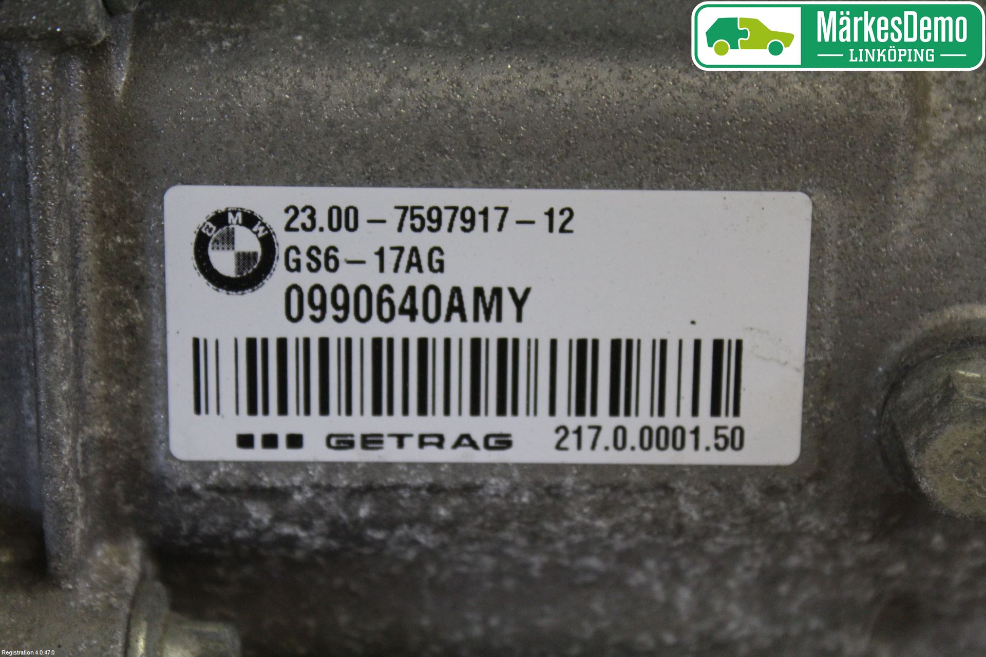 BMW 1 F20/F21 11-19 Växellåda Man 6 Vxl
