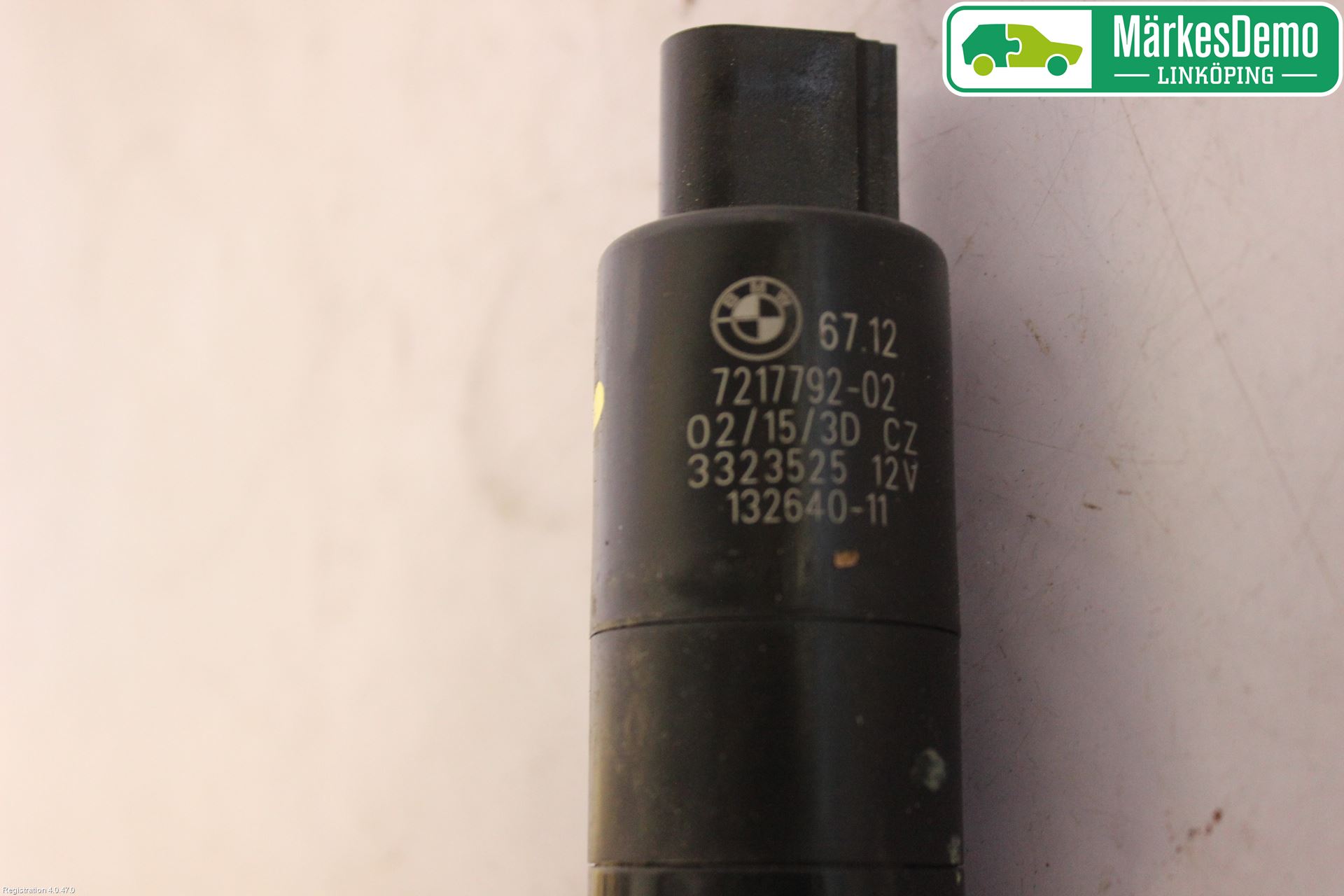 BMW 1 F20/F21 11-19 Spolarpump Högtryck