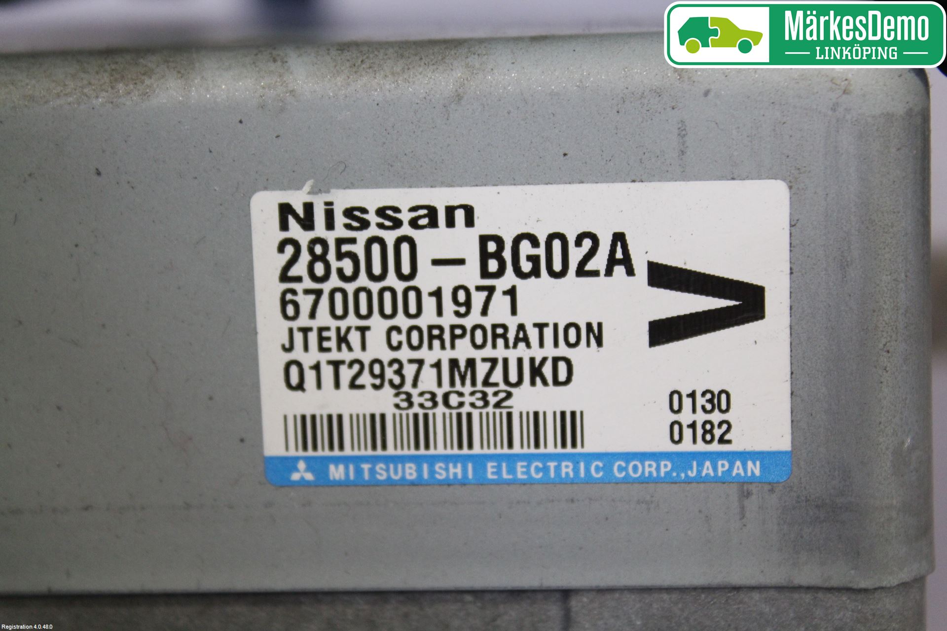 Nissan MICRA 08-10 Rattaxelagg Med Inb Servo