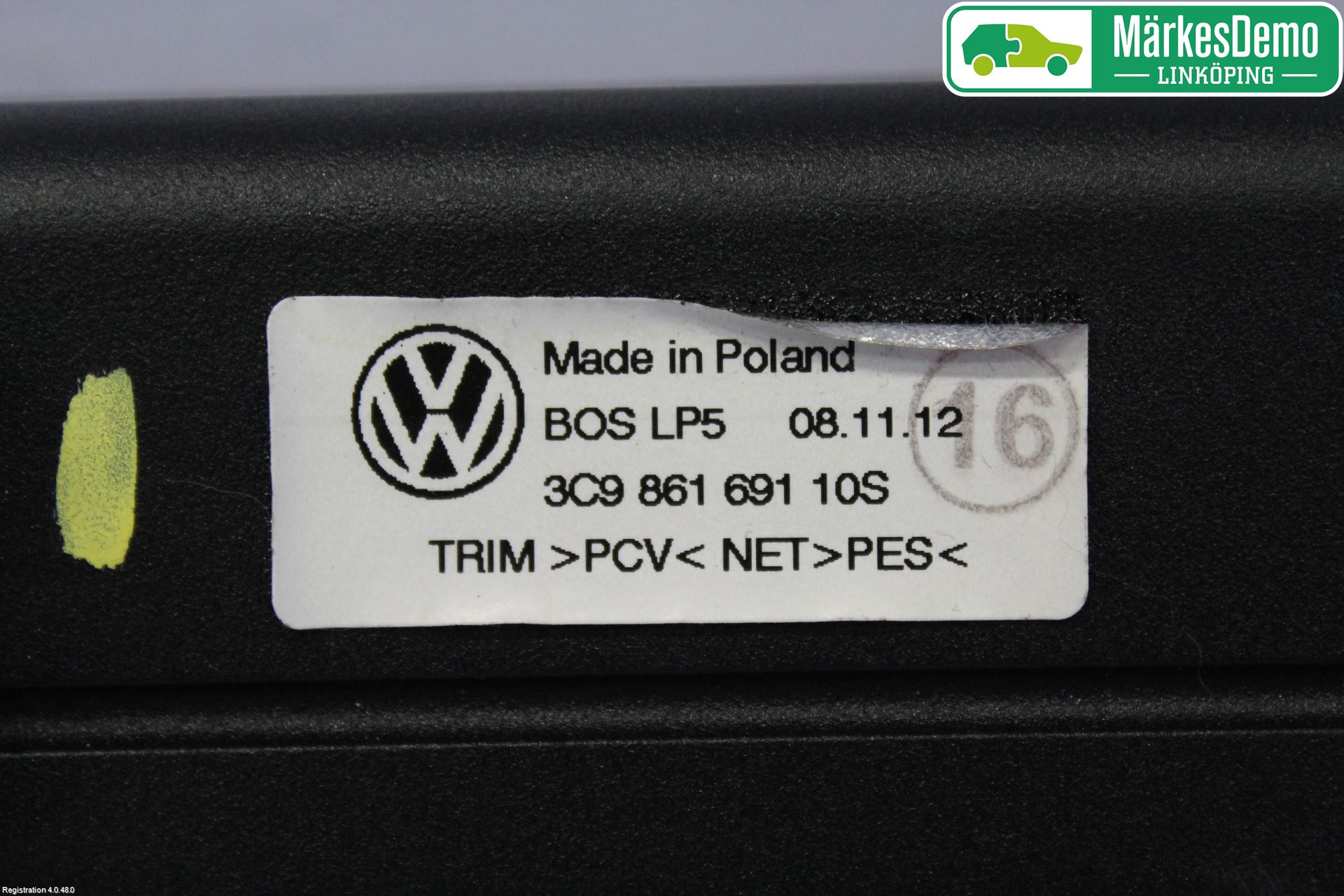 Volkswagen VW PASSAT 11-14 Lastnät