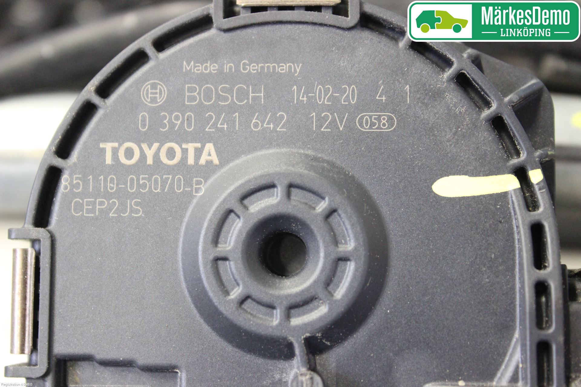 Toyota AVENSIS 09-15 Torkarmotor Vindruta