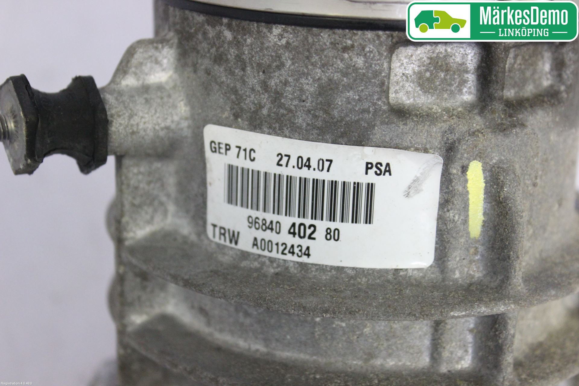 Citroen C4 GRAND PICASSO 07-13 Styrservo Pump Elektrisk