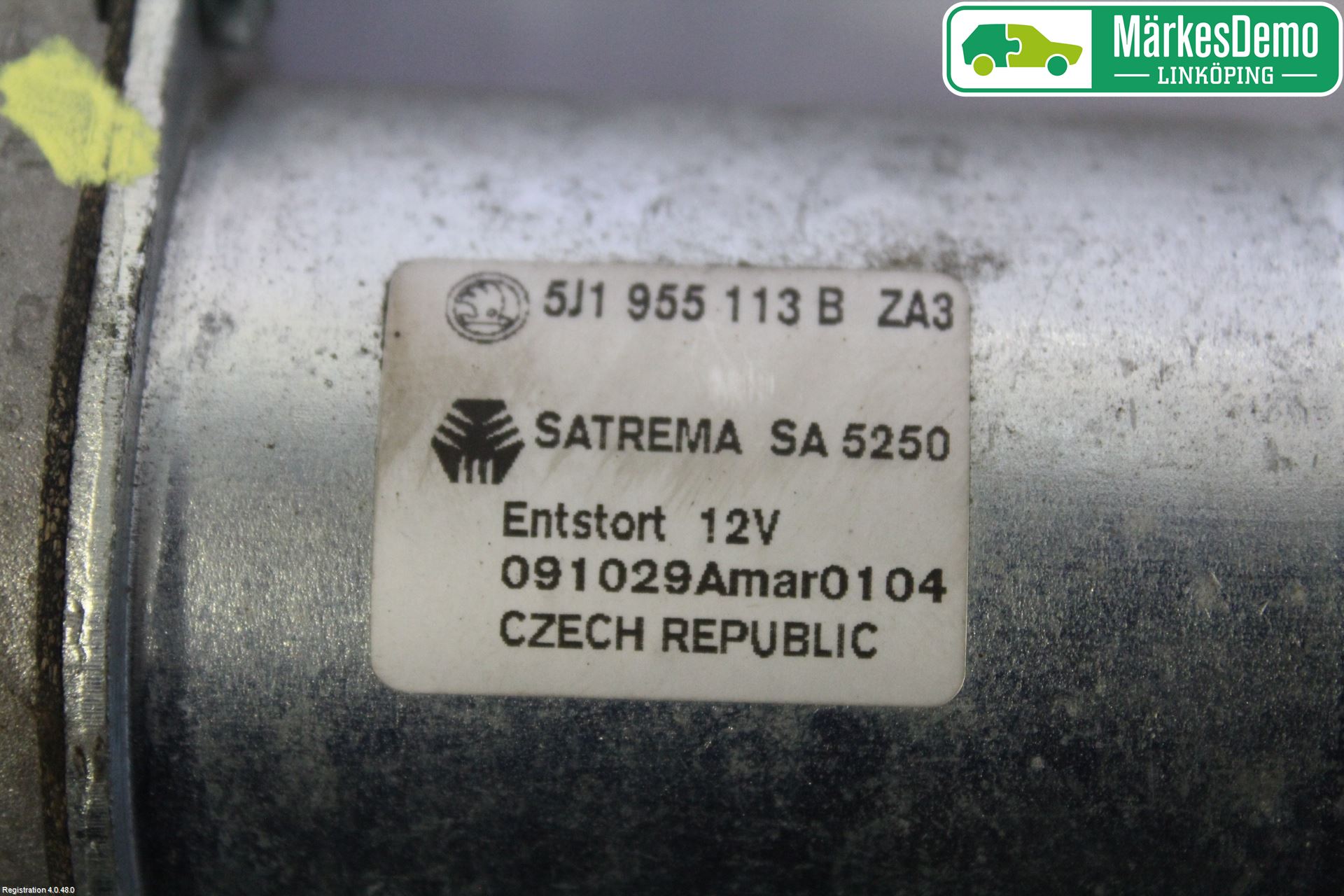 Skoda FABIA 07-14 Torkarmotor Vindruta