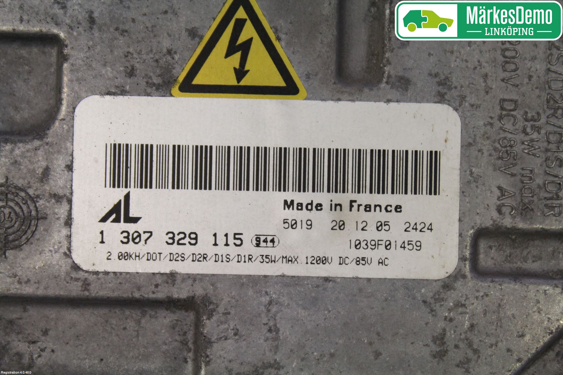 Audi A4/S4 05-07 Styrenhet Strålkastare