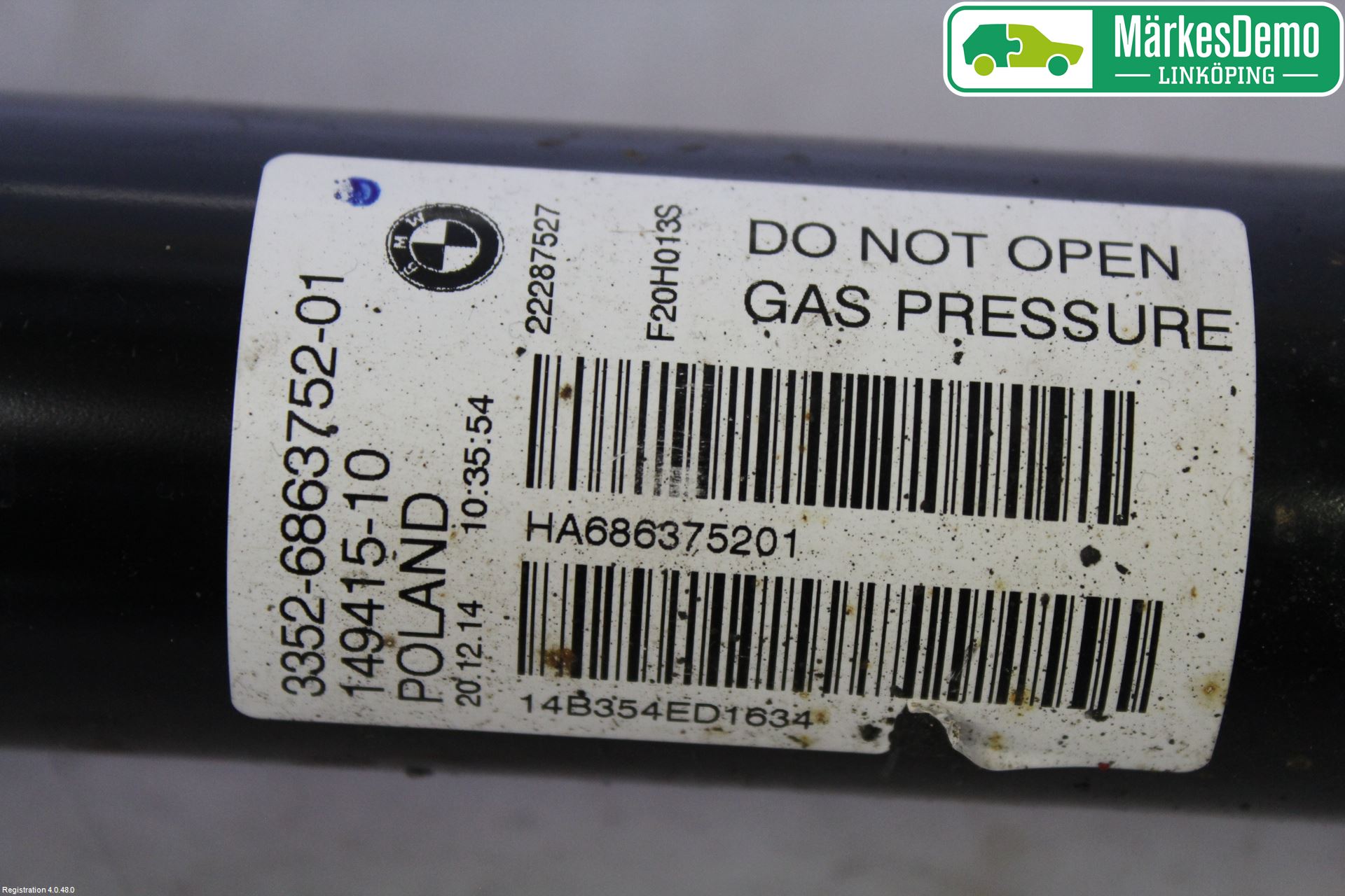 BMW 1 F20/F21 11-19 Stötdämpare Bak