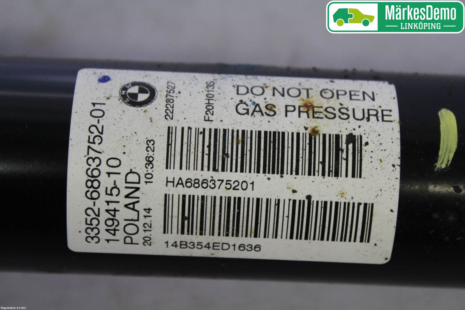 BMW 1 F20/F21 11-19 Stötdämpare Bak