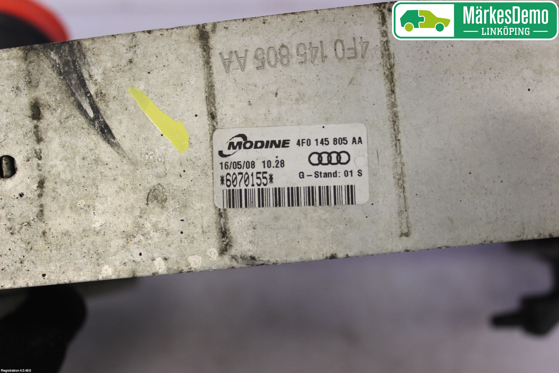 Audi A6/S6     05-11 Laddluft-Intercooler Kyl