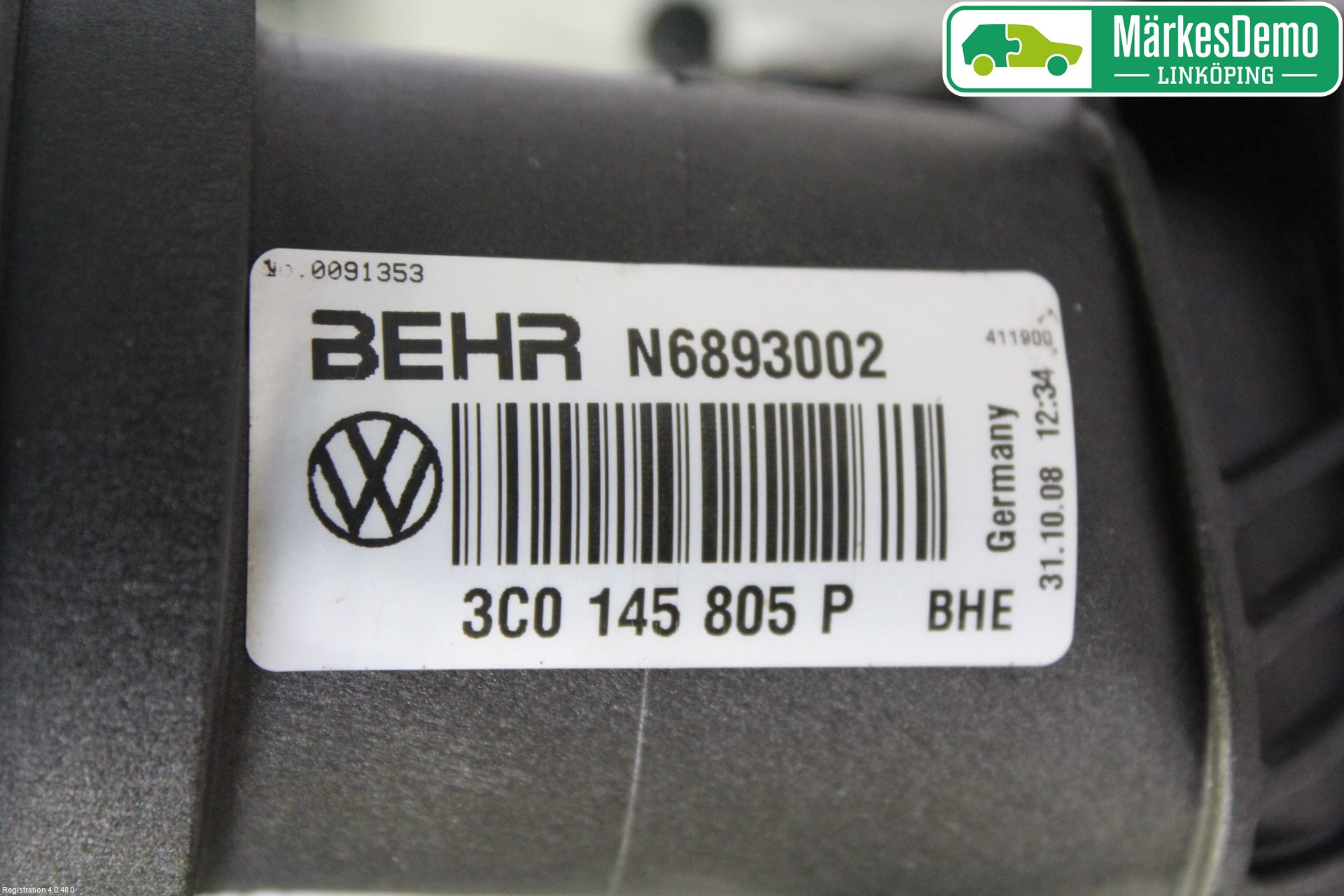 Volkswagen VW PASSAT 05-11 Laddluft-Intercooler Kyl