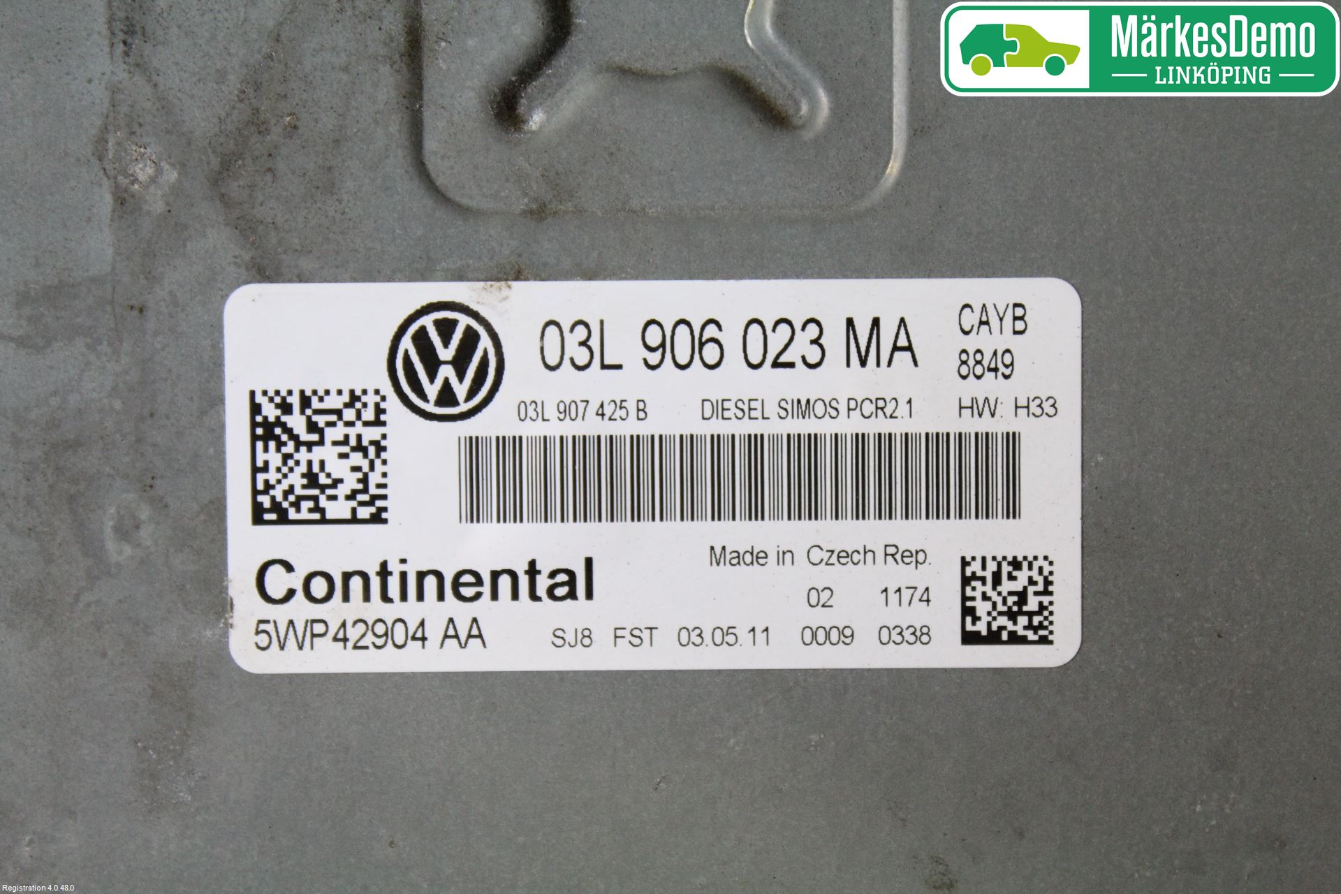 Volkswagen VW POLO 10-17 Styrenhet Insprut Bensin