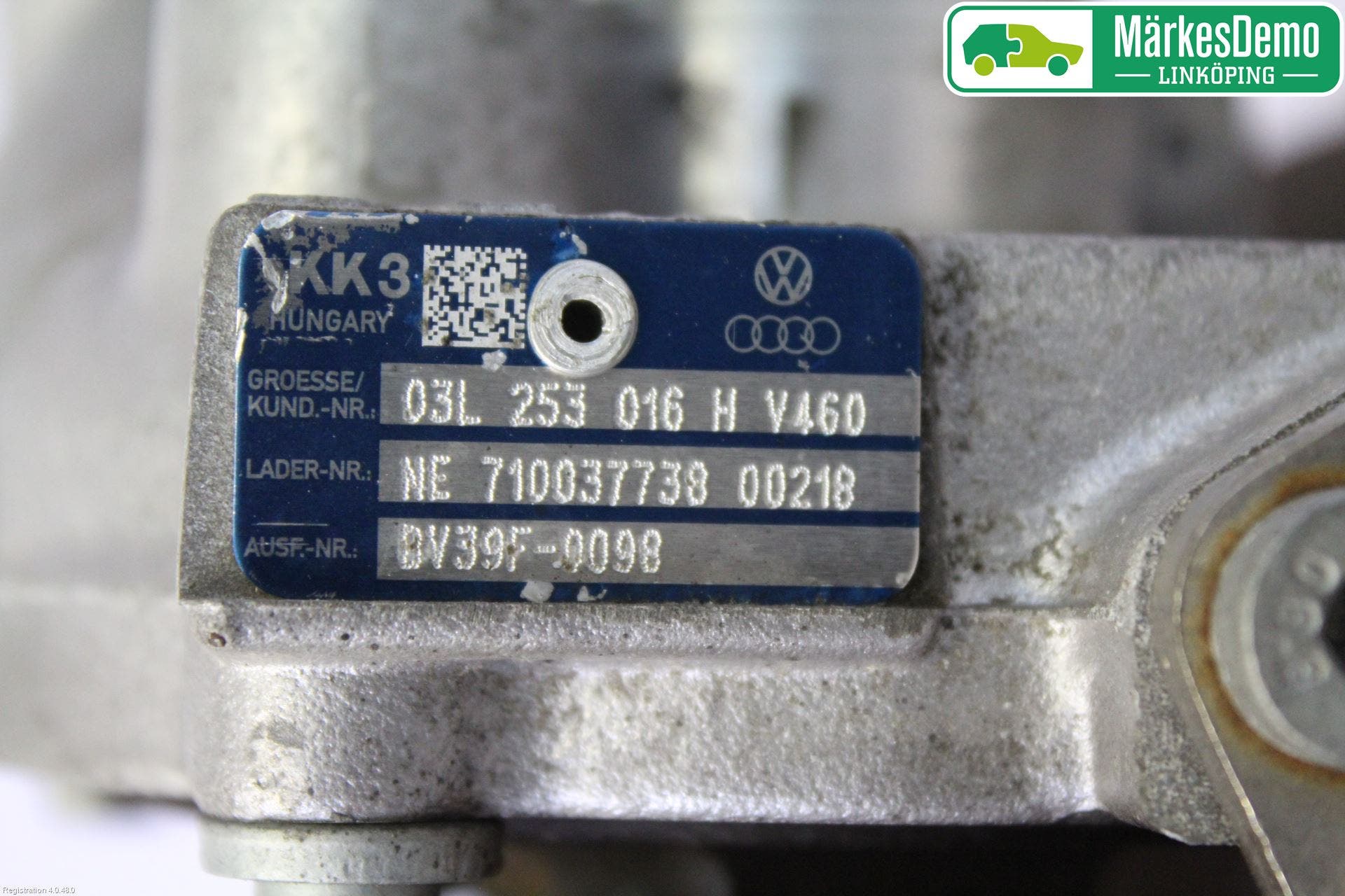 Volkswagen VW POLO 10-17 Turboaggregat