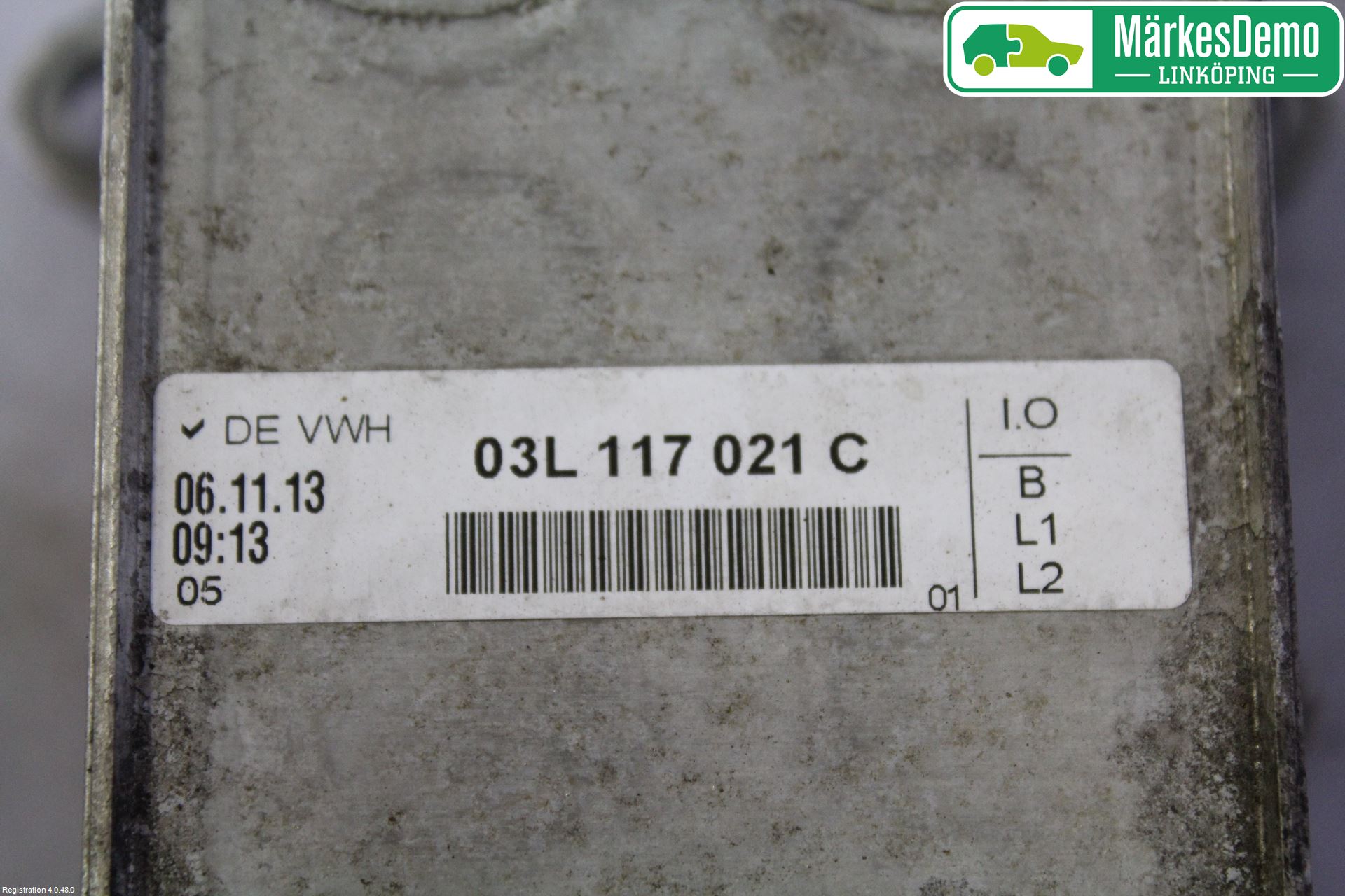 Volkswagen VW CADDY 11-15 Oljekylare Motor