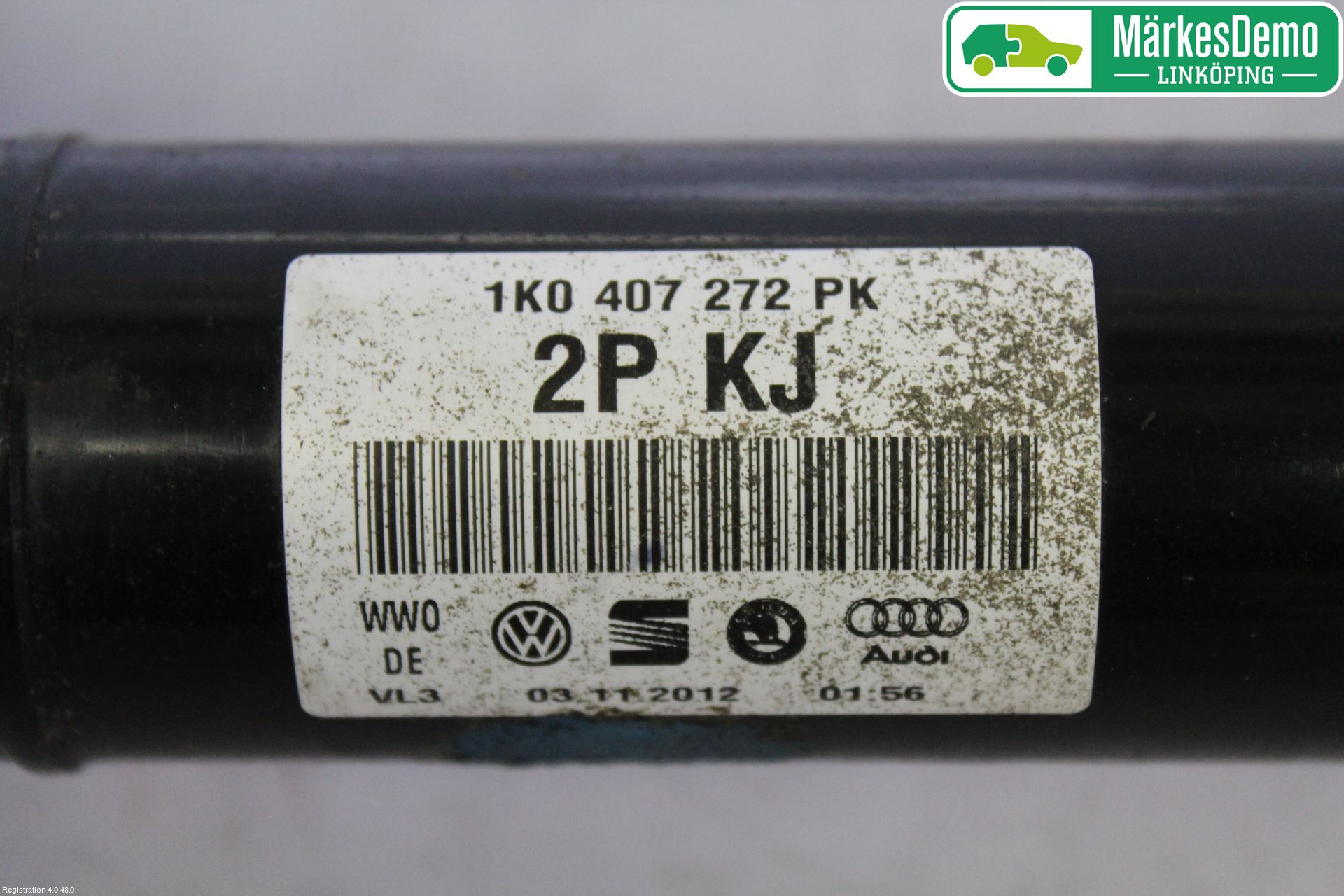 Volkswagen VW PASSAT 11-14 Drivaxel Fram Höger