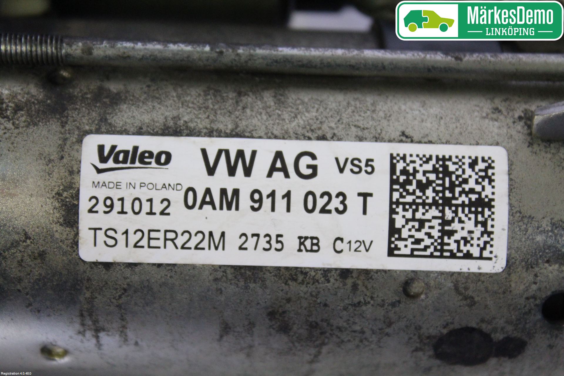 Volkswagen VW PASSAT 11-14 Startmotor