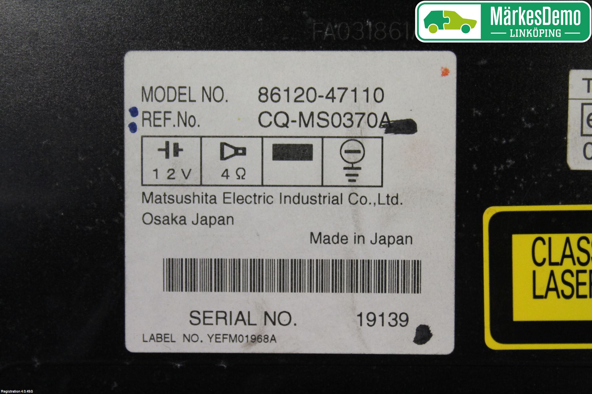 Toyota PRIUS NWH20 04-08 Cd Radio - Multimediapanel