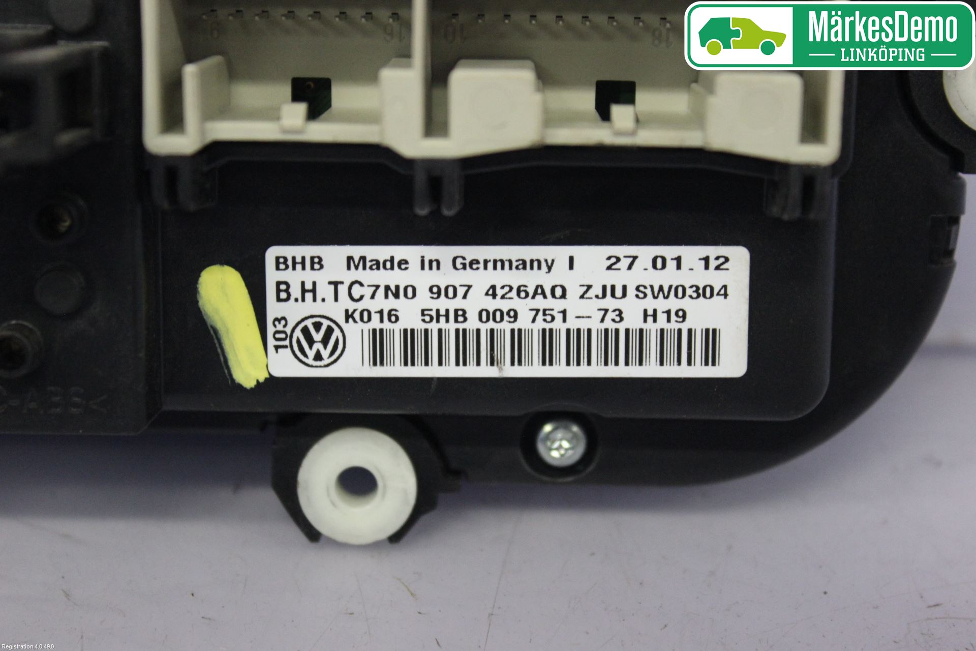 Volkswagen VW CADDY 11-15 Ac Styrenhet Ac Manöveren
