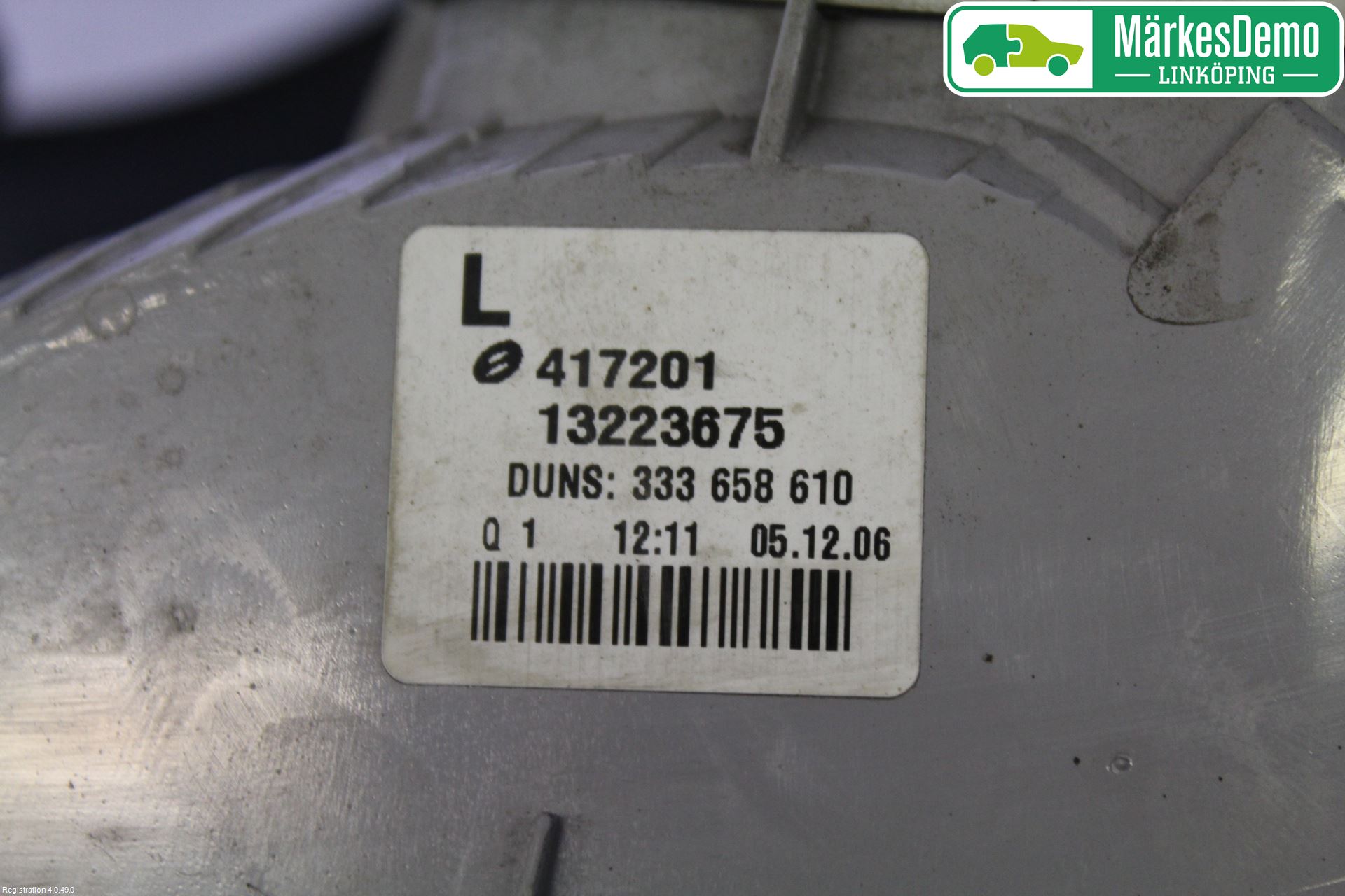 Opel ASTRA H 04-12 Bakljus Vänster