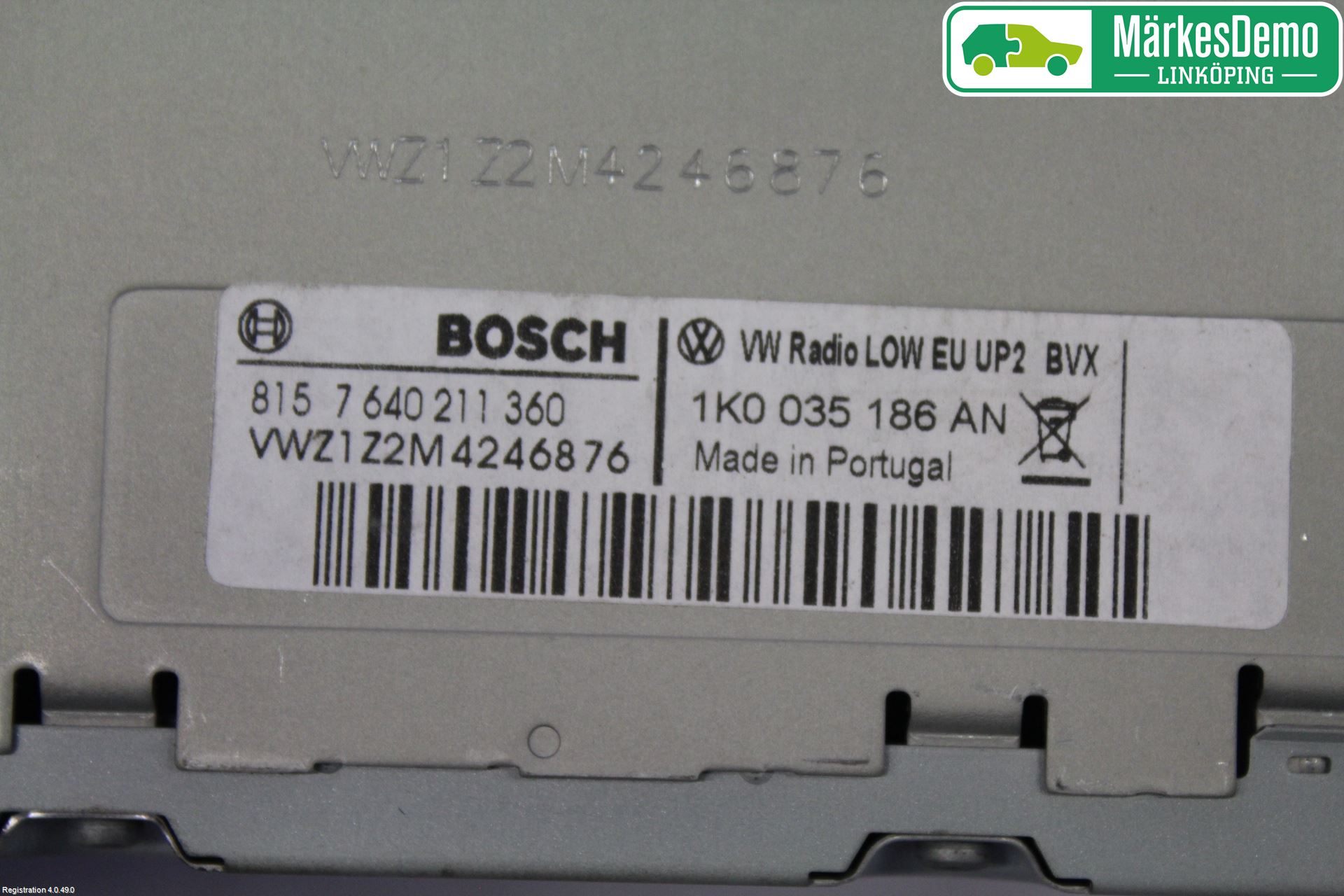 Volkswagen VW CADDY 11-15 Cd Radio - Multimediapanel