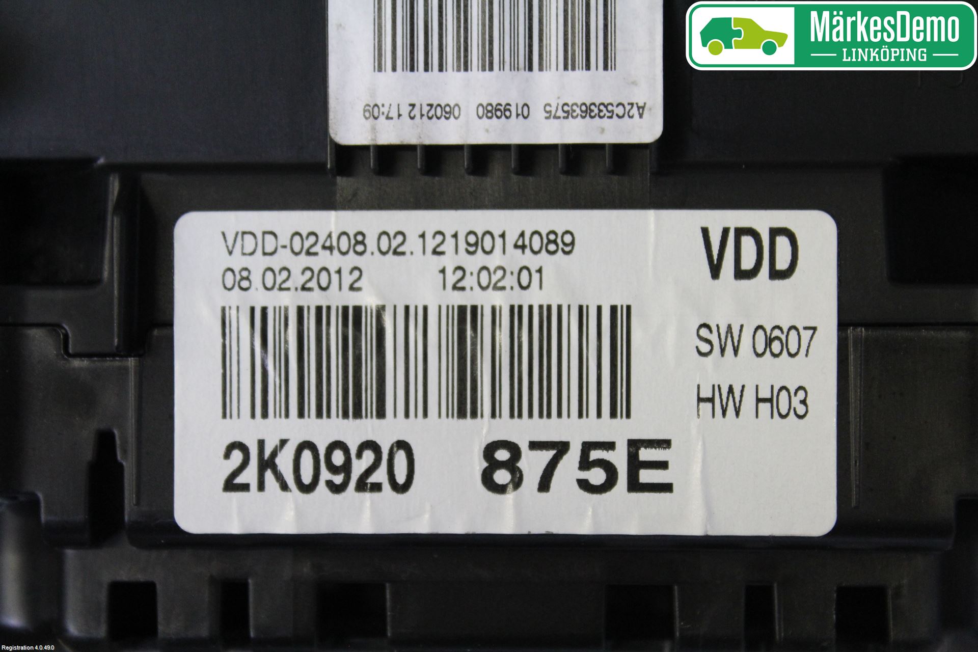 Volkswagen VW CADDY 11-15 Instrument Komb