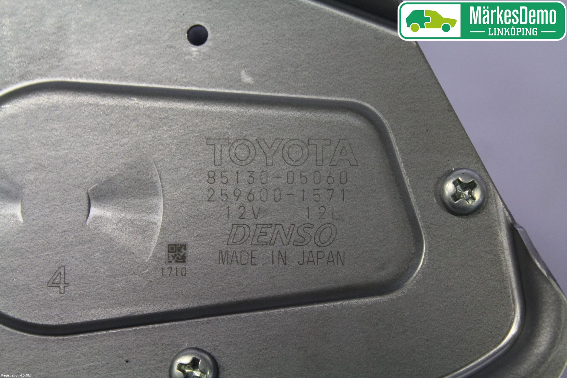 Toyota AVENSIS 09-15 Torkarmotor Baklucka