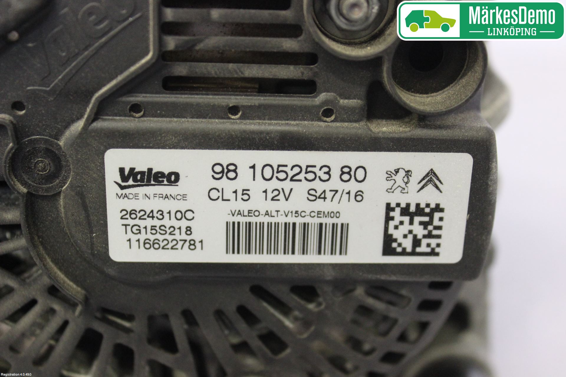 Citroen BERLINGO 08-18 Generator