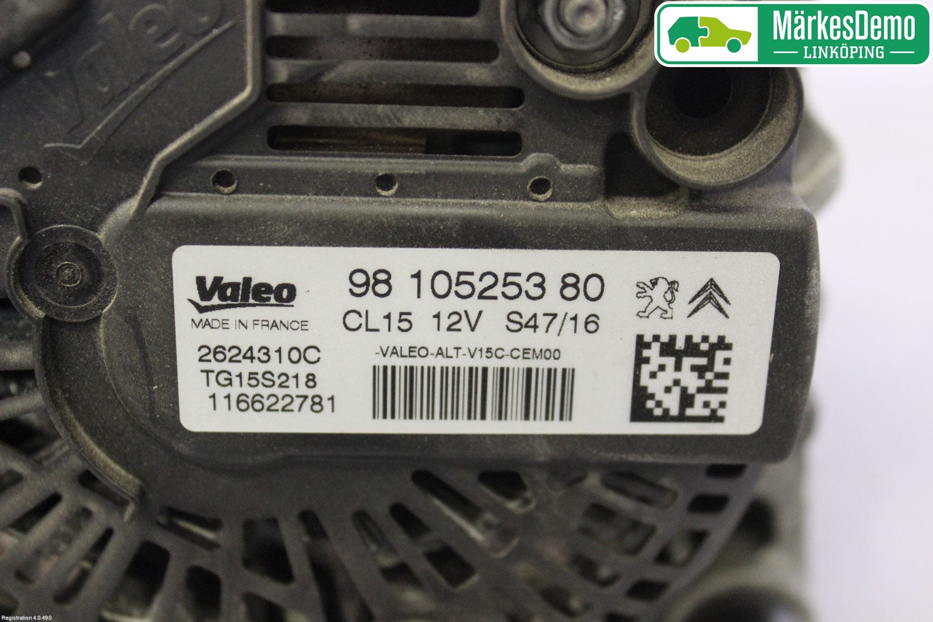 Citroen BERLINGO 08-18 Generator