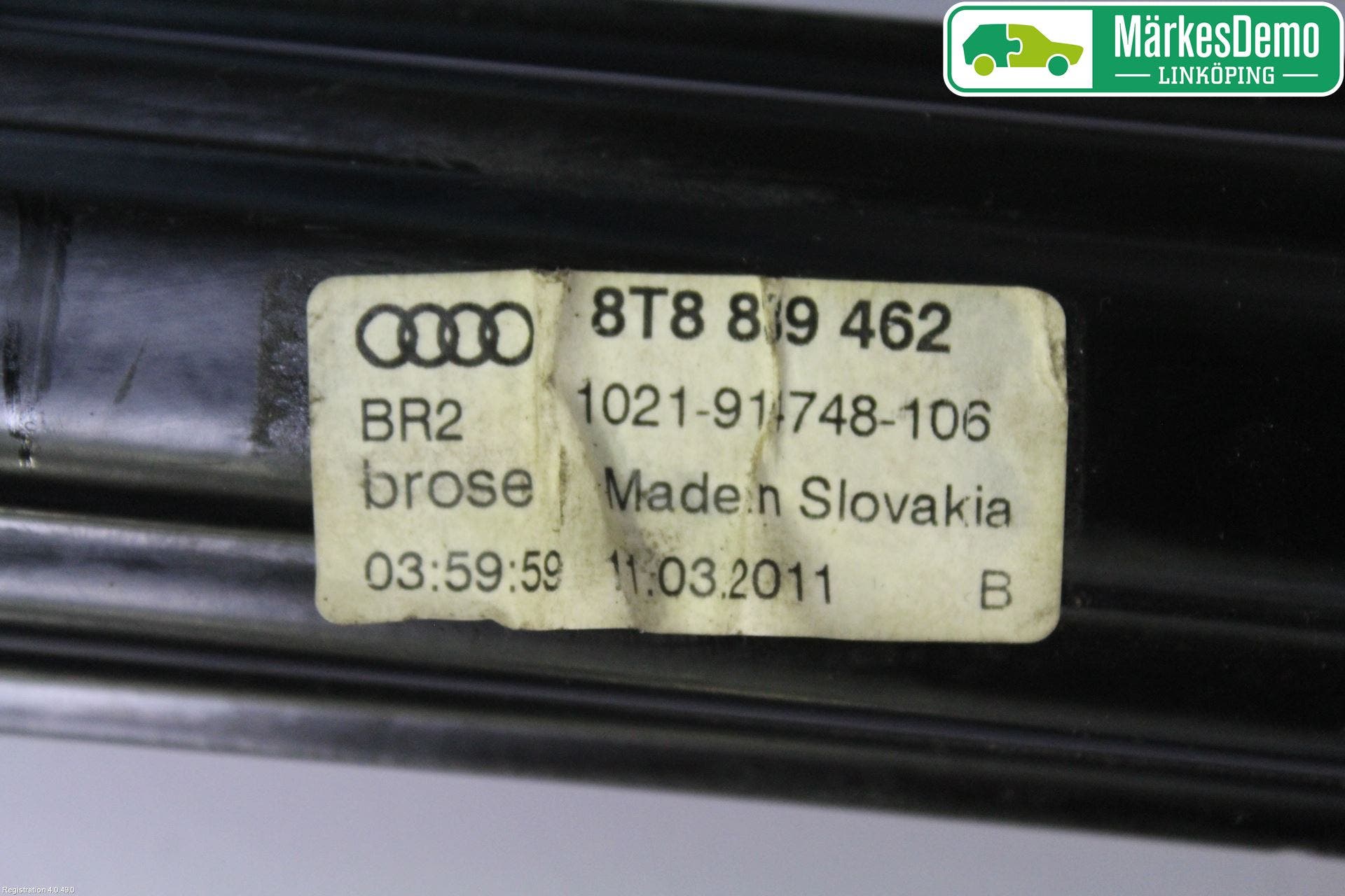 Audi A5 07-16 Fönsterhissmekanism