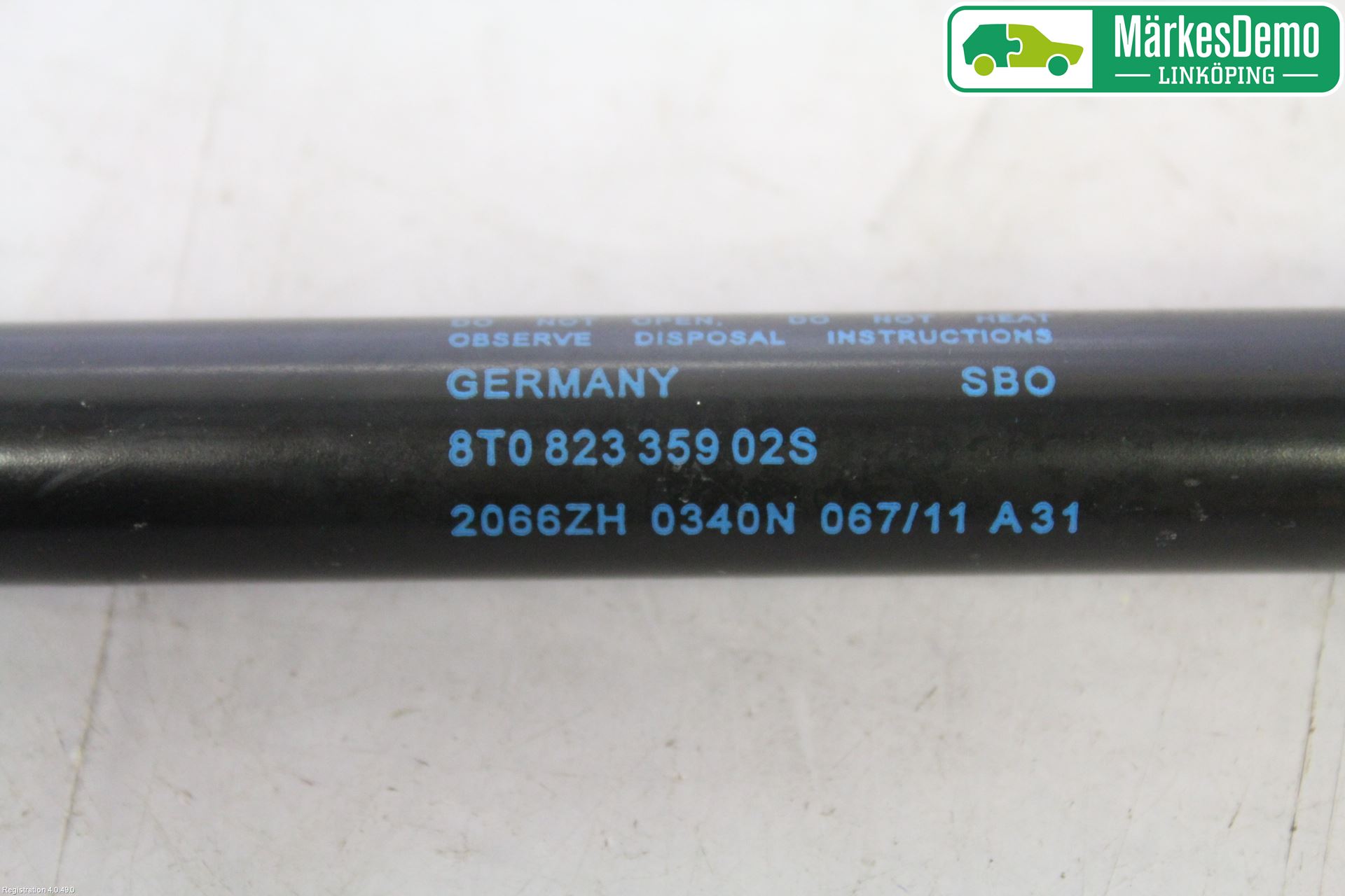 Audi A5 07-16 Gasfjäder Motorhuv