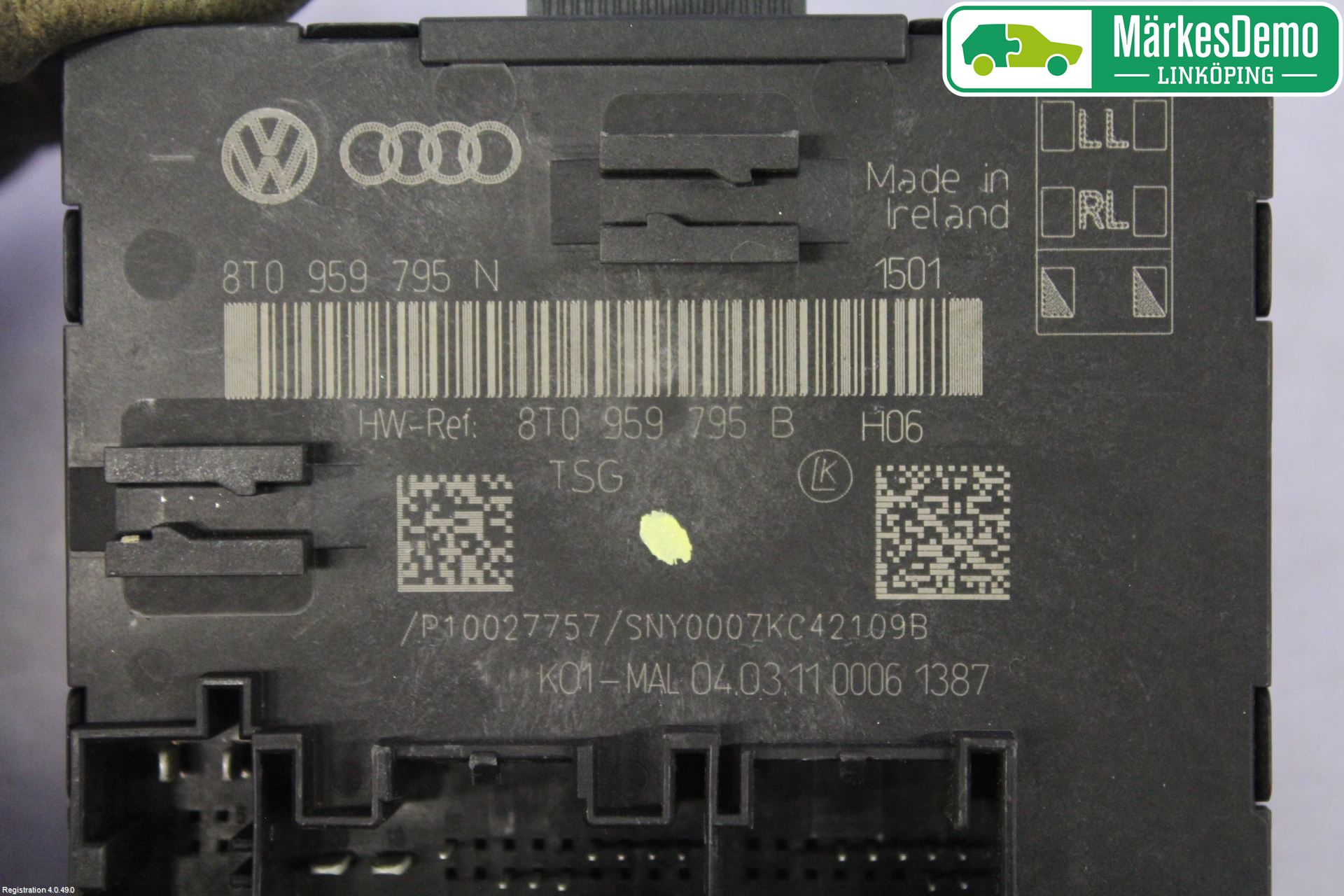 Audi A5 07-16 Styrenhet Dörr