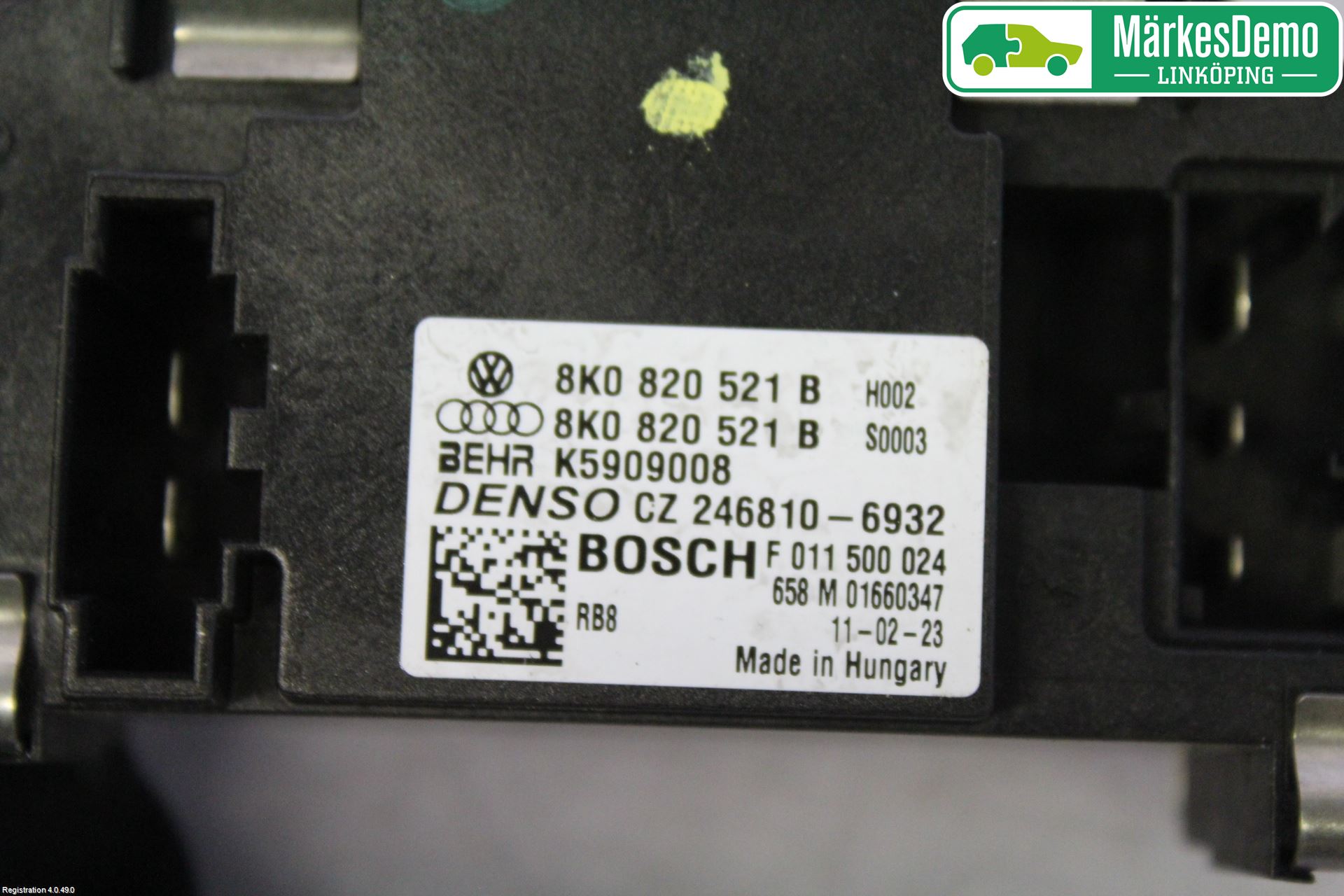 Audi A5 07-16 Värmefläktsmotstånd