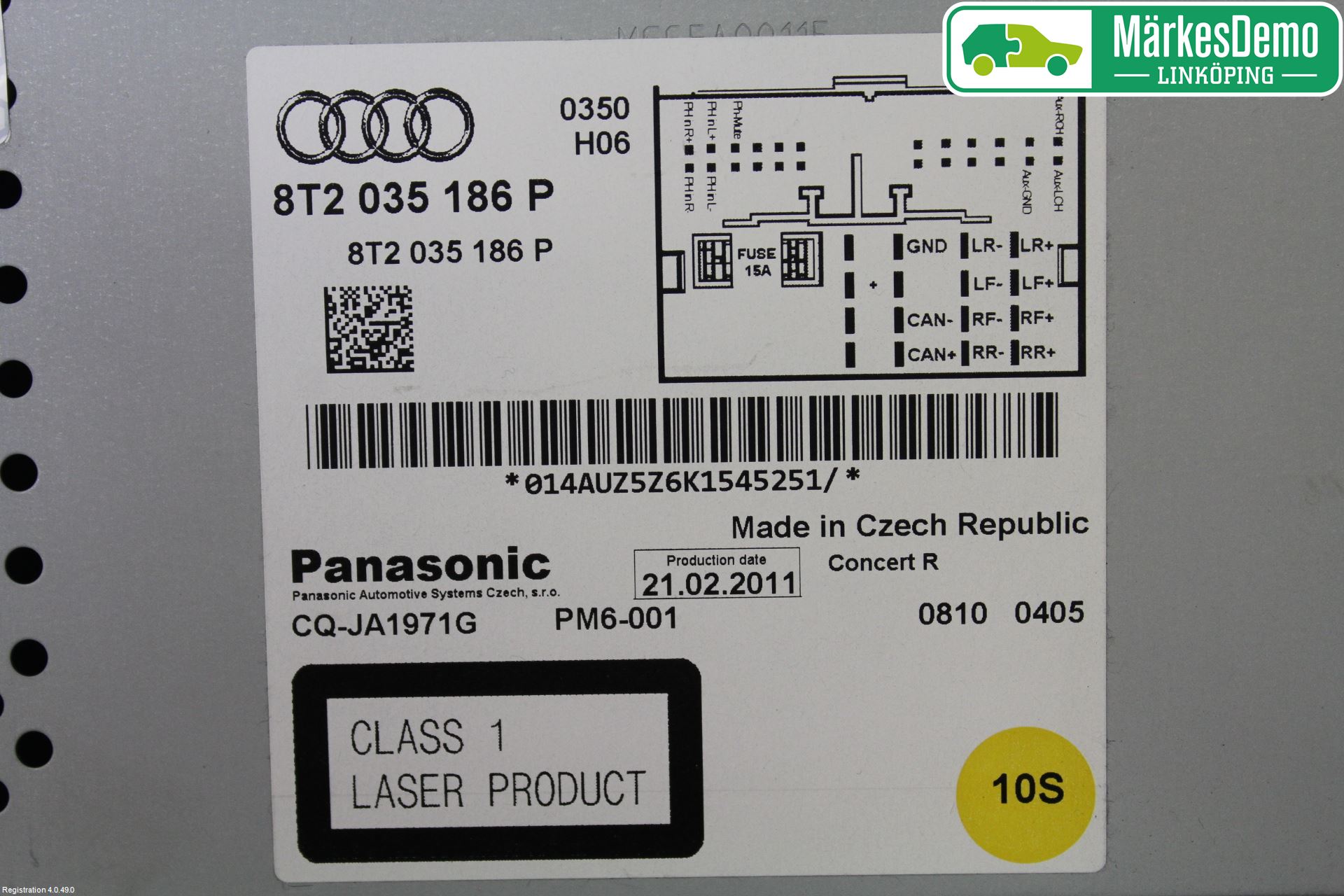 Audi A5 07-16 Cd Radio - Multimediapanel