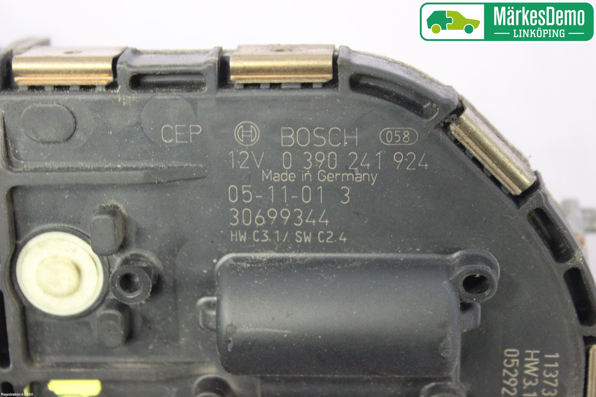 Volvo S40 04-07 Torkarmotor Vindruta