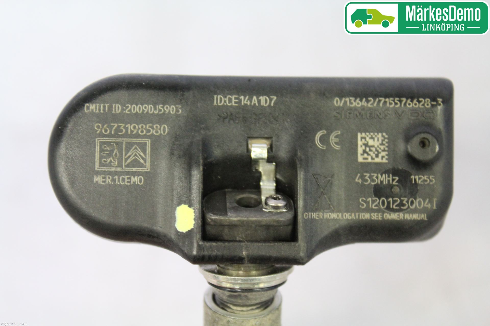 Citroen C5 08-17 Givare Däcktryck