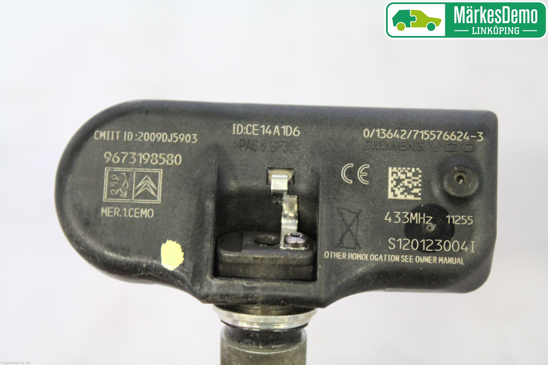 Citroen C5 08-17 Givare Däcktryck