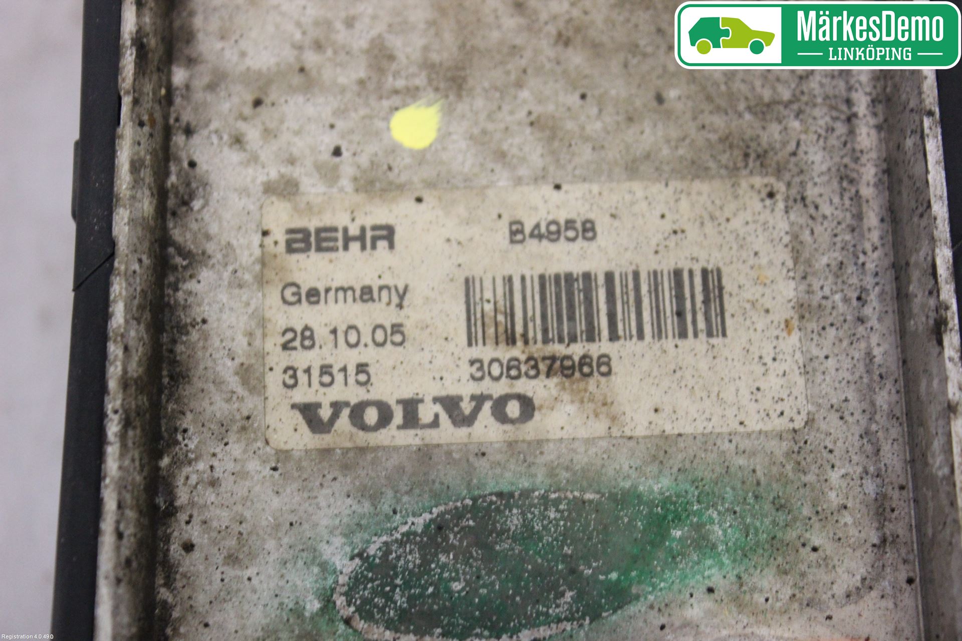 Volvo S40 04-07 Oljekylare Motor