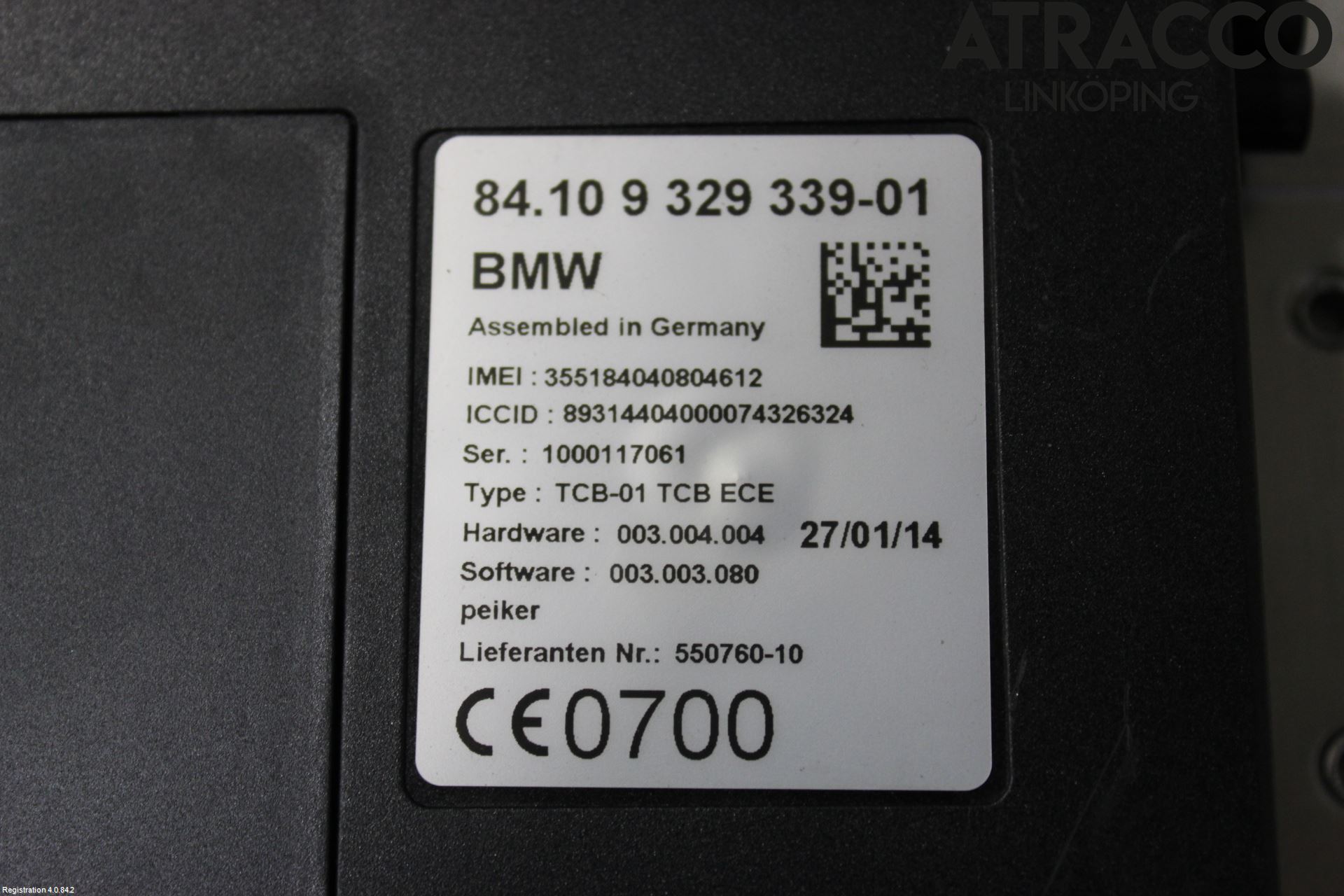 BMW 5 F10/F11/F18 09-17 Styrenhet Multimedia