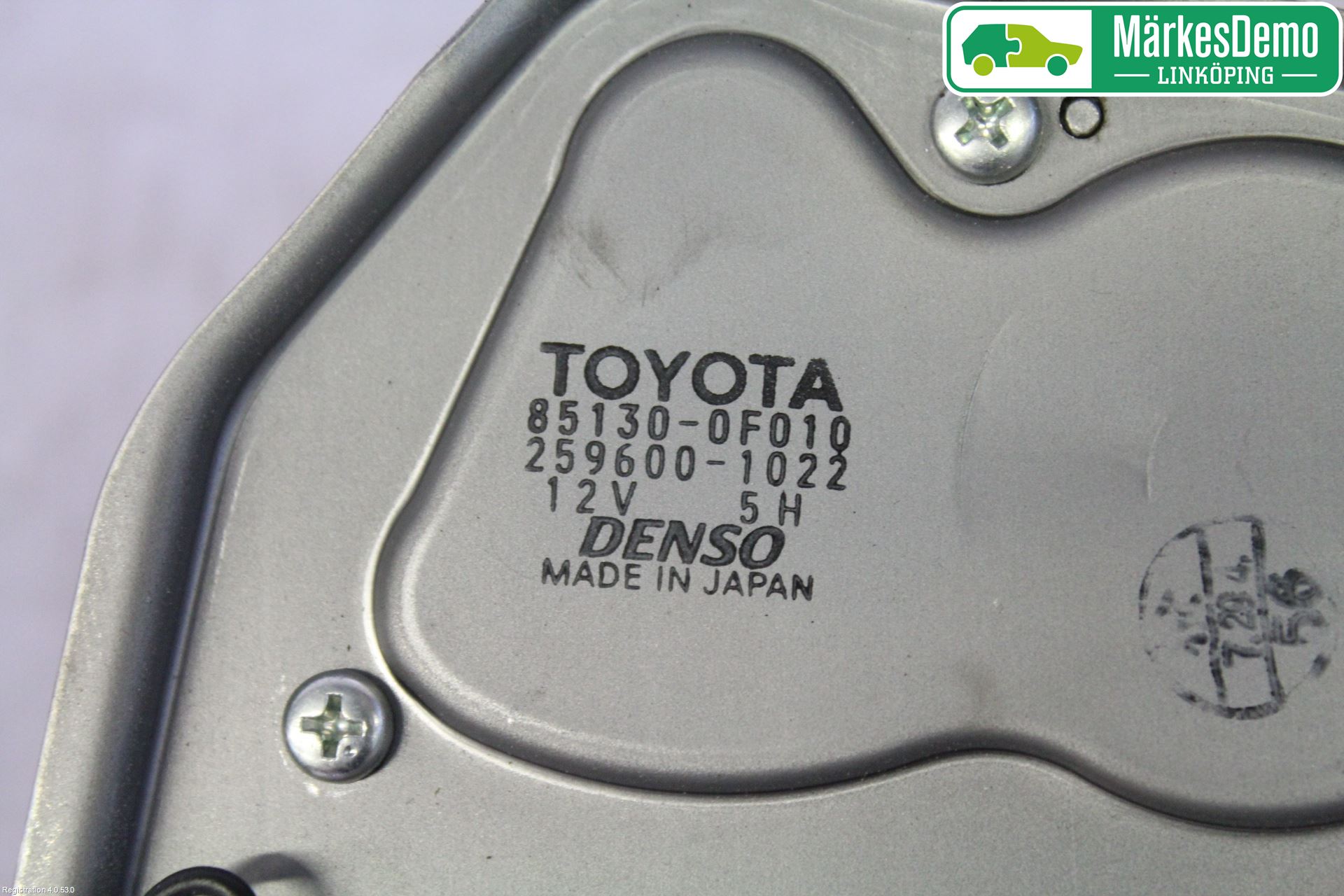 Toyota COROLLA VERSO 04-07 Torkarmotor Baklucka