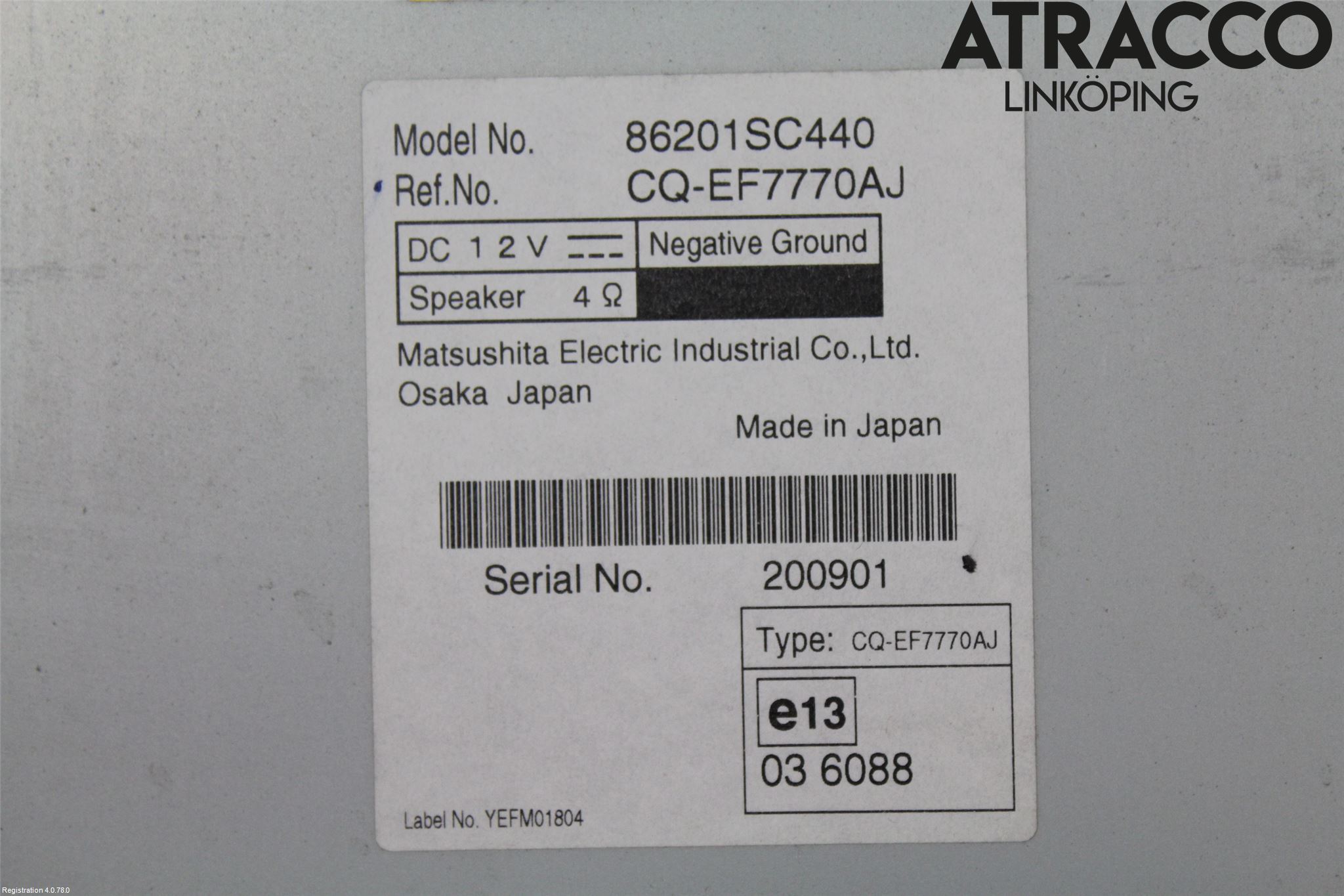 Subaru FORESTER SH  08-13 Cd Radio - Multimediapanel