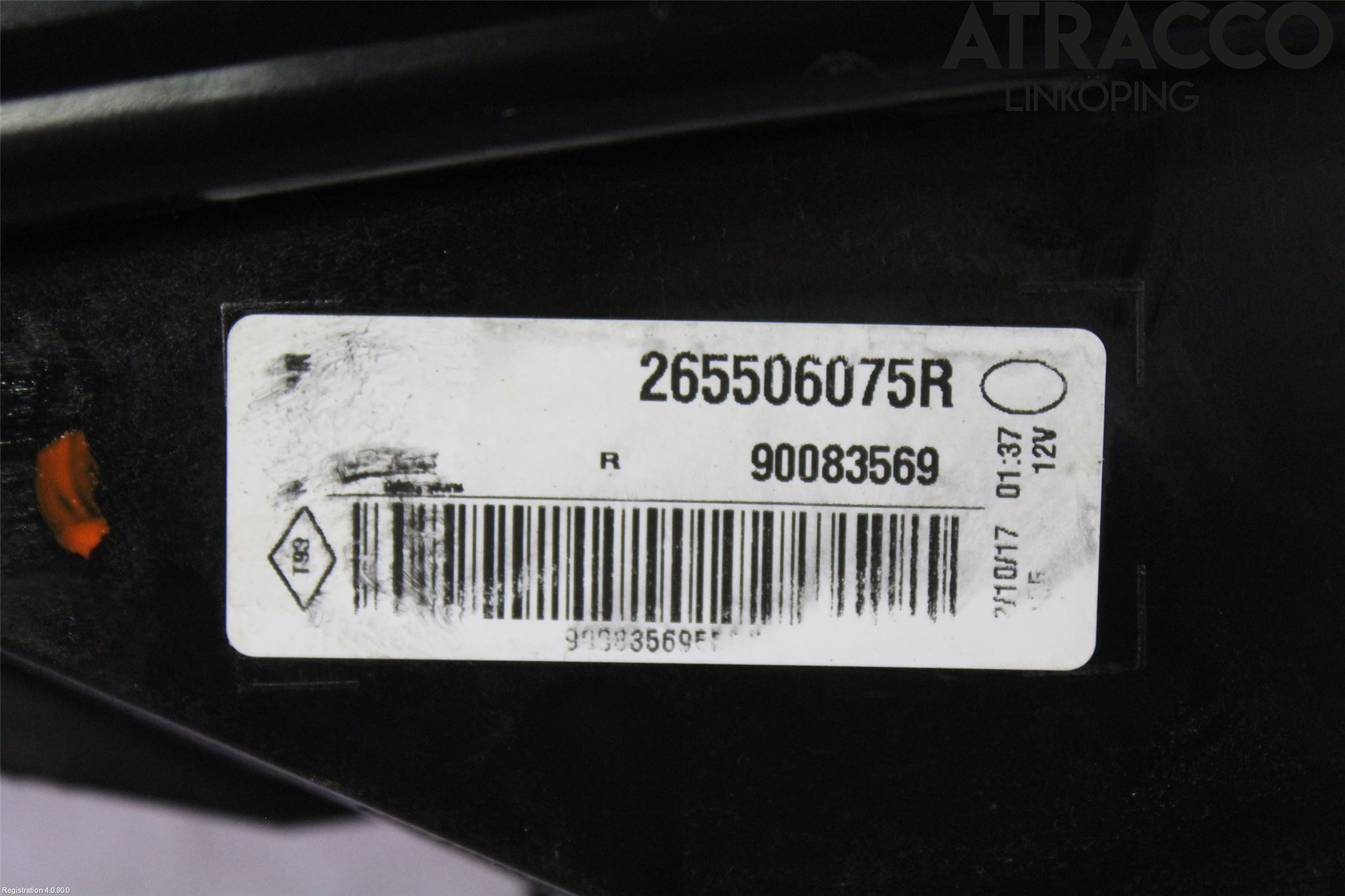 Renault MEGANE IV 16-23 Bakljus Lucka Hö