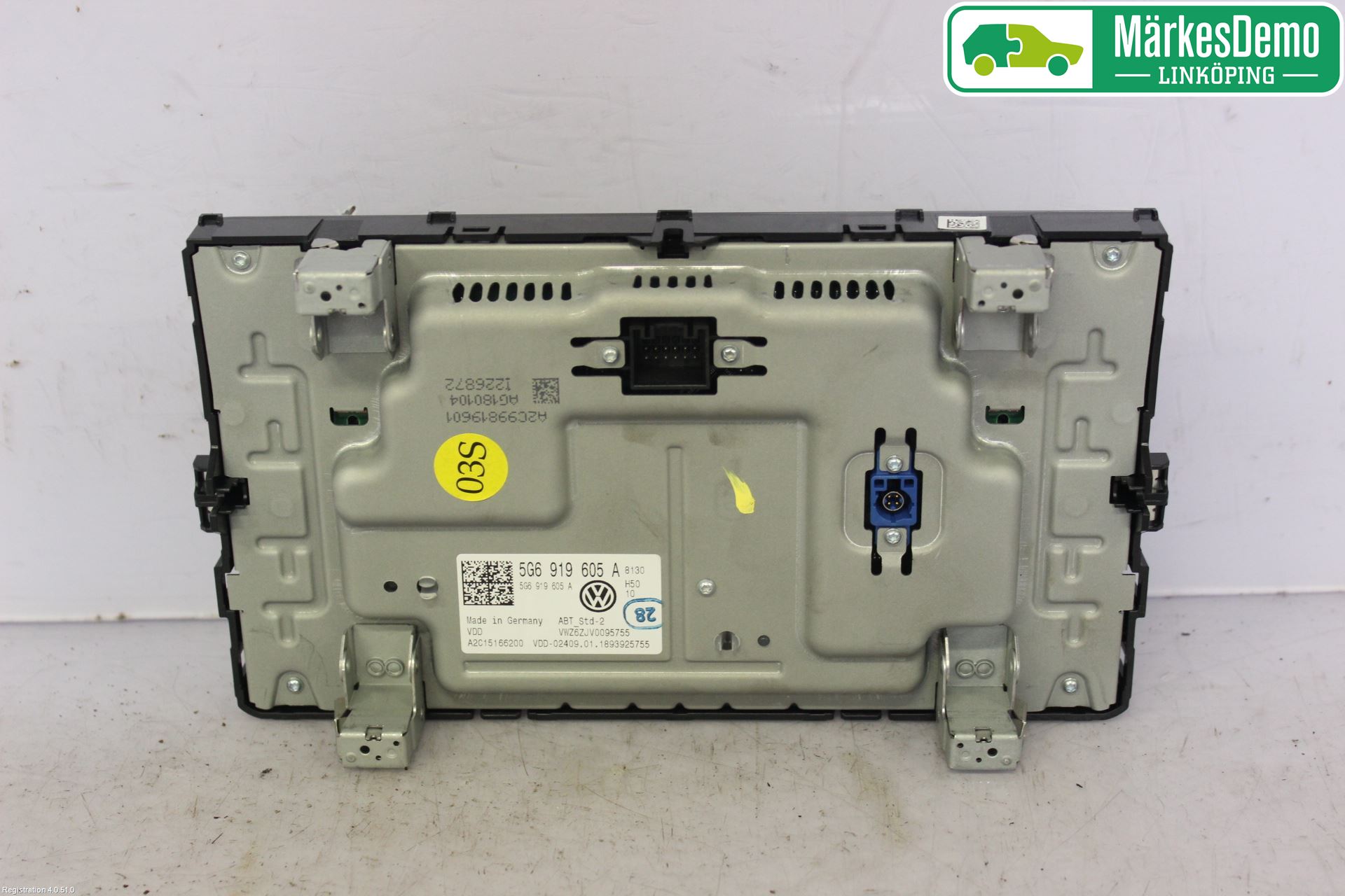 Volkswagen VW PASSAT 15-19 Multifunktionsdisplay