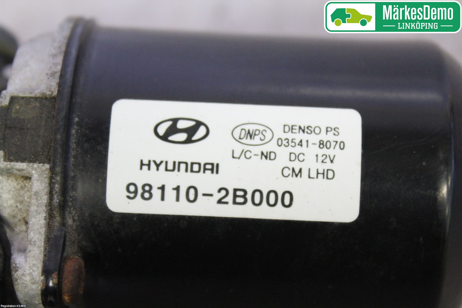 Hyundai SANTA FE  06-12 Torkarmotor Vindruta