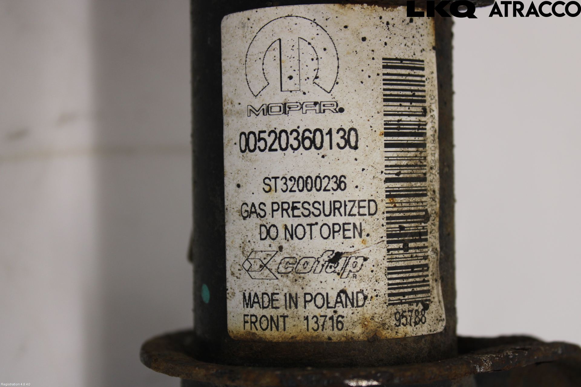 Fiat 500X 15- Fjäderben Fram Höger