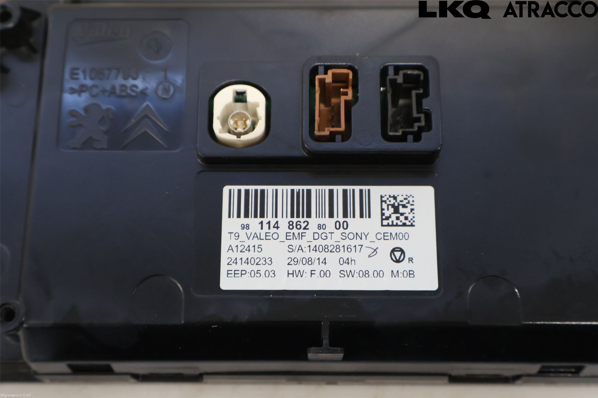 Peugeot 308 14-21 Multifunktionsdisplay