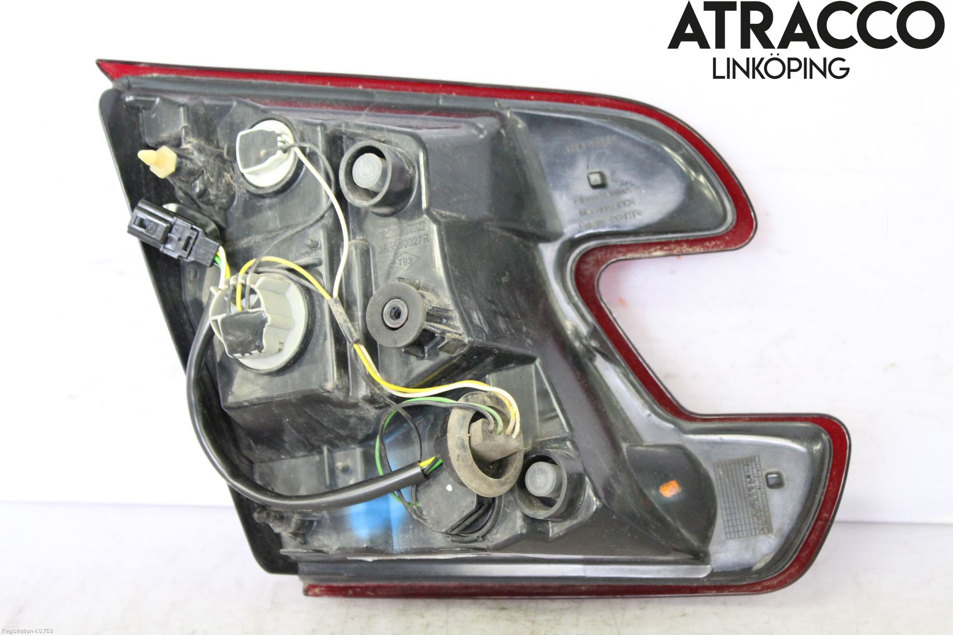 Renault MEGANE III 09-15 Bakljus Lucka Hö