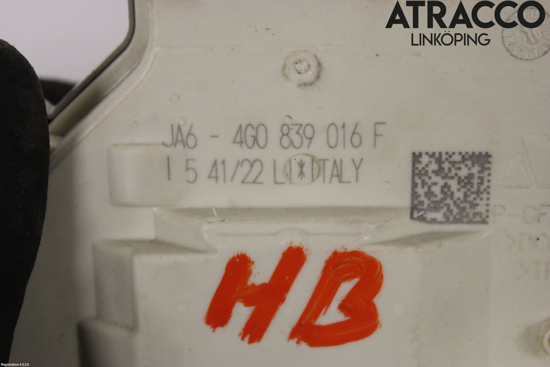 Audi A4/S4 B9 16-19 Låskista-Dörrlås