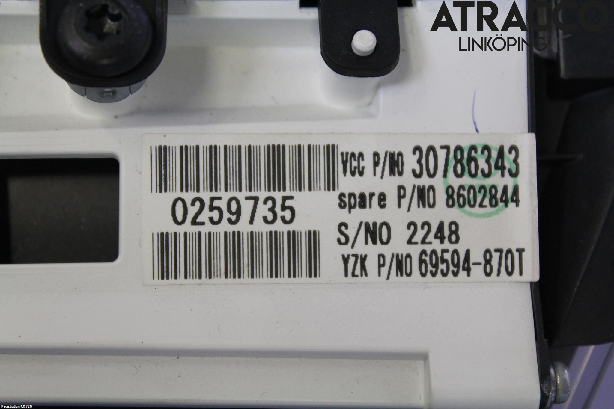 Volvo V50 04-07 Instrument Komb