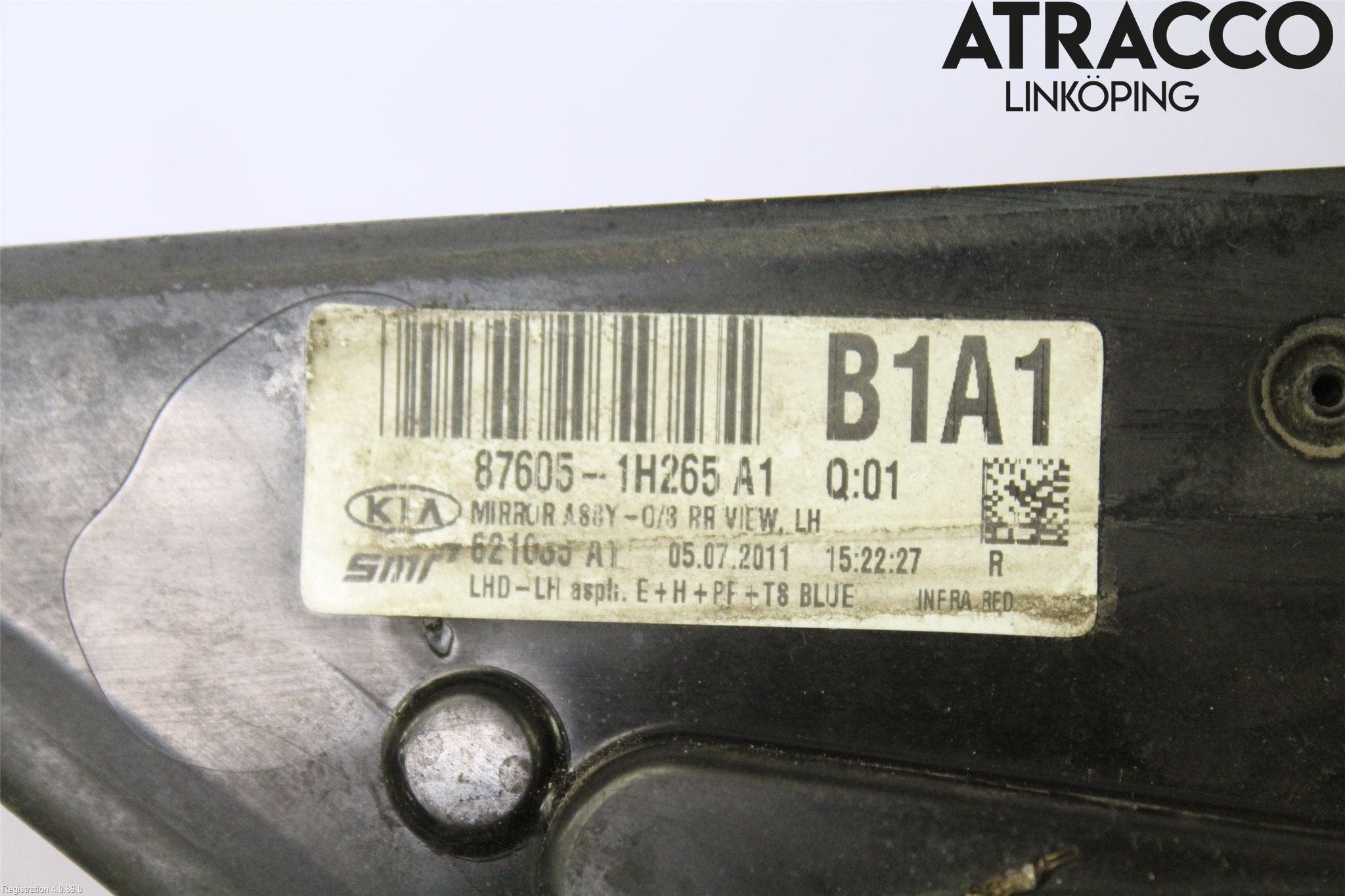 Kia CEED 06-12 Spegel Yttre El Vä