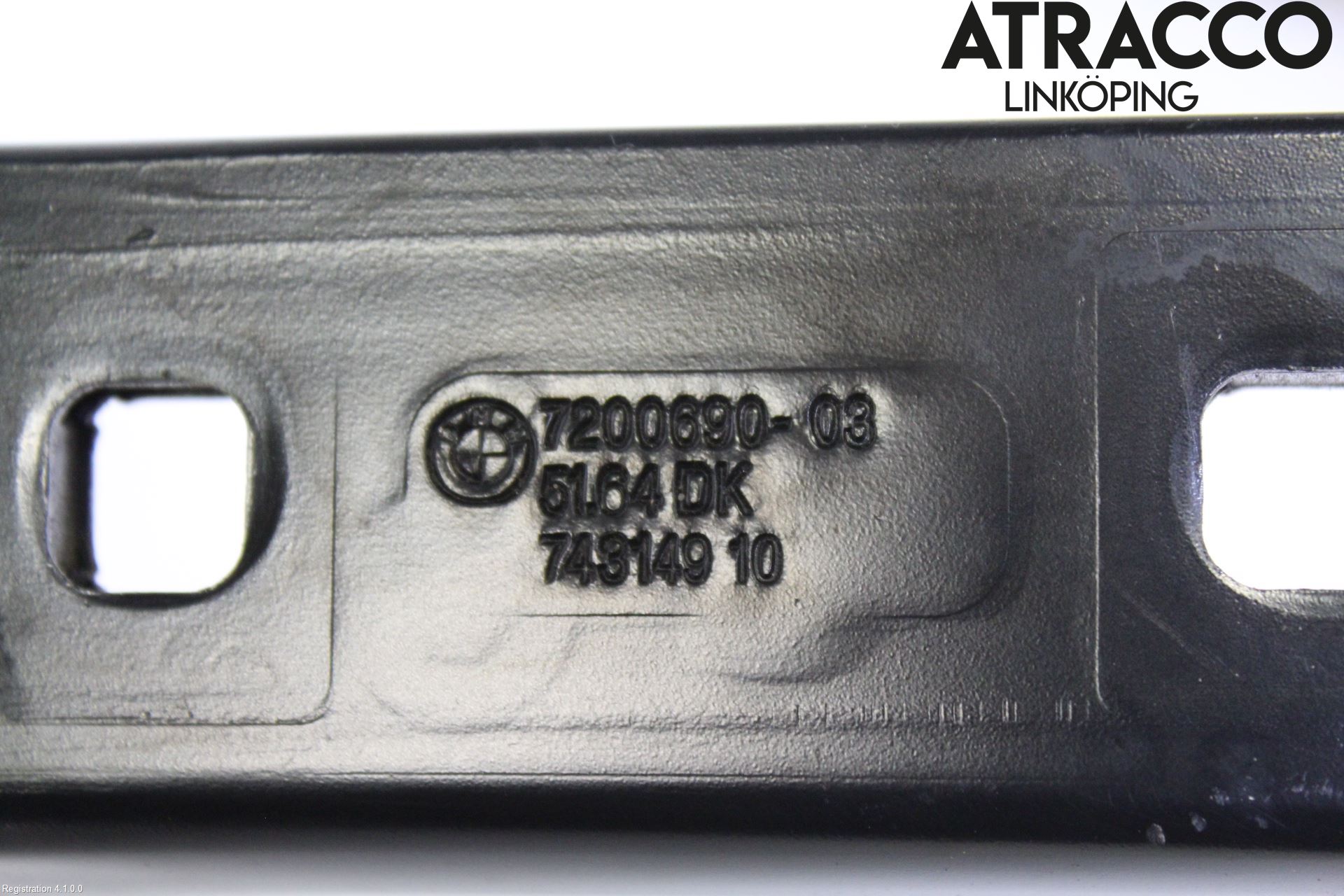 BMW 5 F10/F11/F18 09-17 Frontplåt Övre