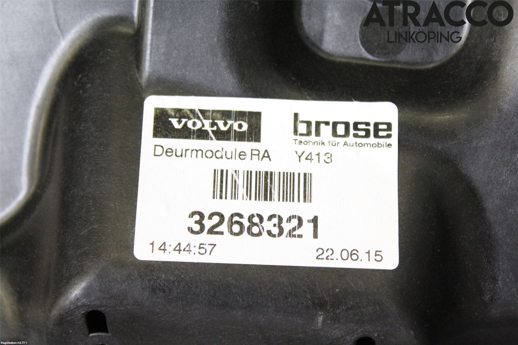 Volvo XC60 14-17 Fönsterhissmekanism